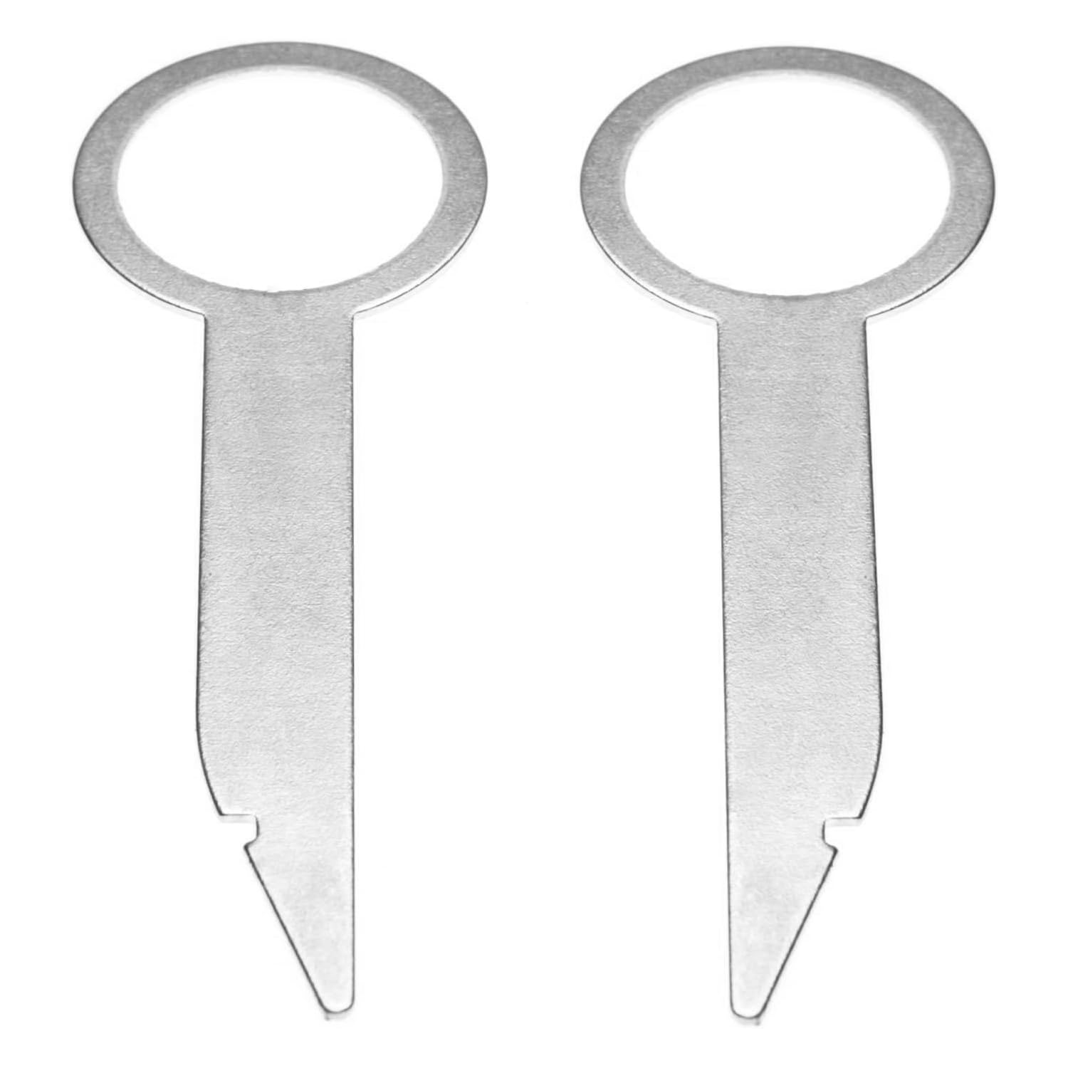 Audi Car Radio Removal Tool Key DIN Release Keys Set - Compatible with Audi A1 A3 A4 A5 A6 Q3 Q5 - Essential Car Audio Maintenance Kit for Stereo Installation & Repair