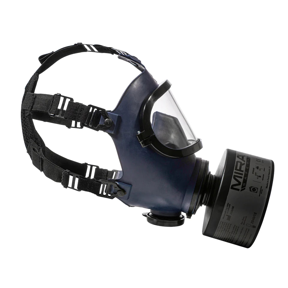 Mira Safety MD-1 Gas Mask - NIOSH Certified for CBRN Protection - Ideal for Emergency Preparedness, Industrial Safety & Survival Gear