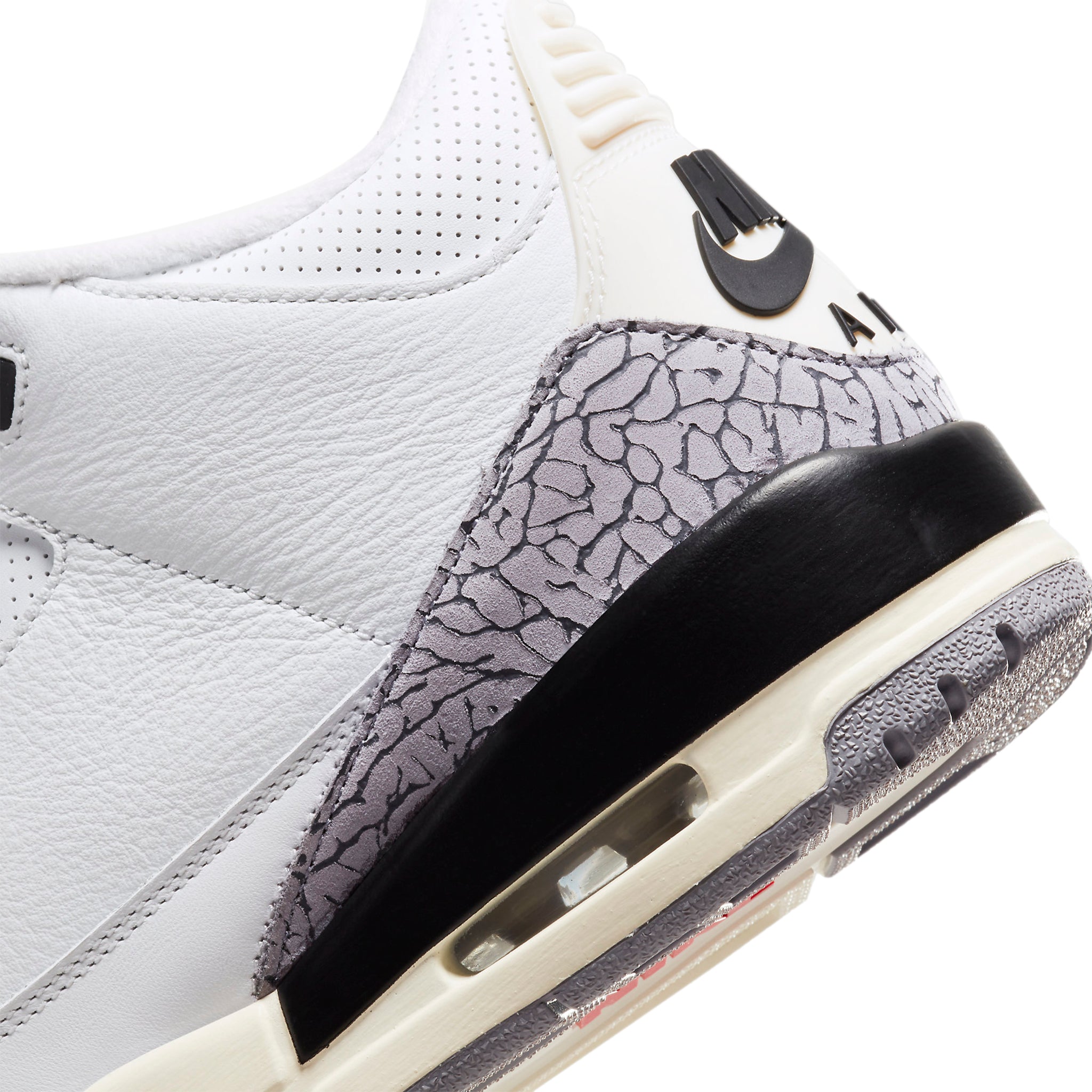 Air Jordan 3 Retro White Cement Reimagined - Men's Basketball Shoes for Sneaker Collectors & Streetwear Fashion | Perfect for Casual Wear, Gym & Sports