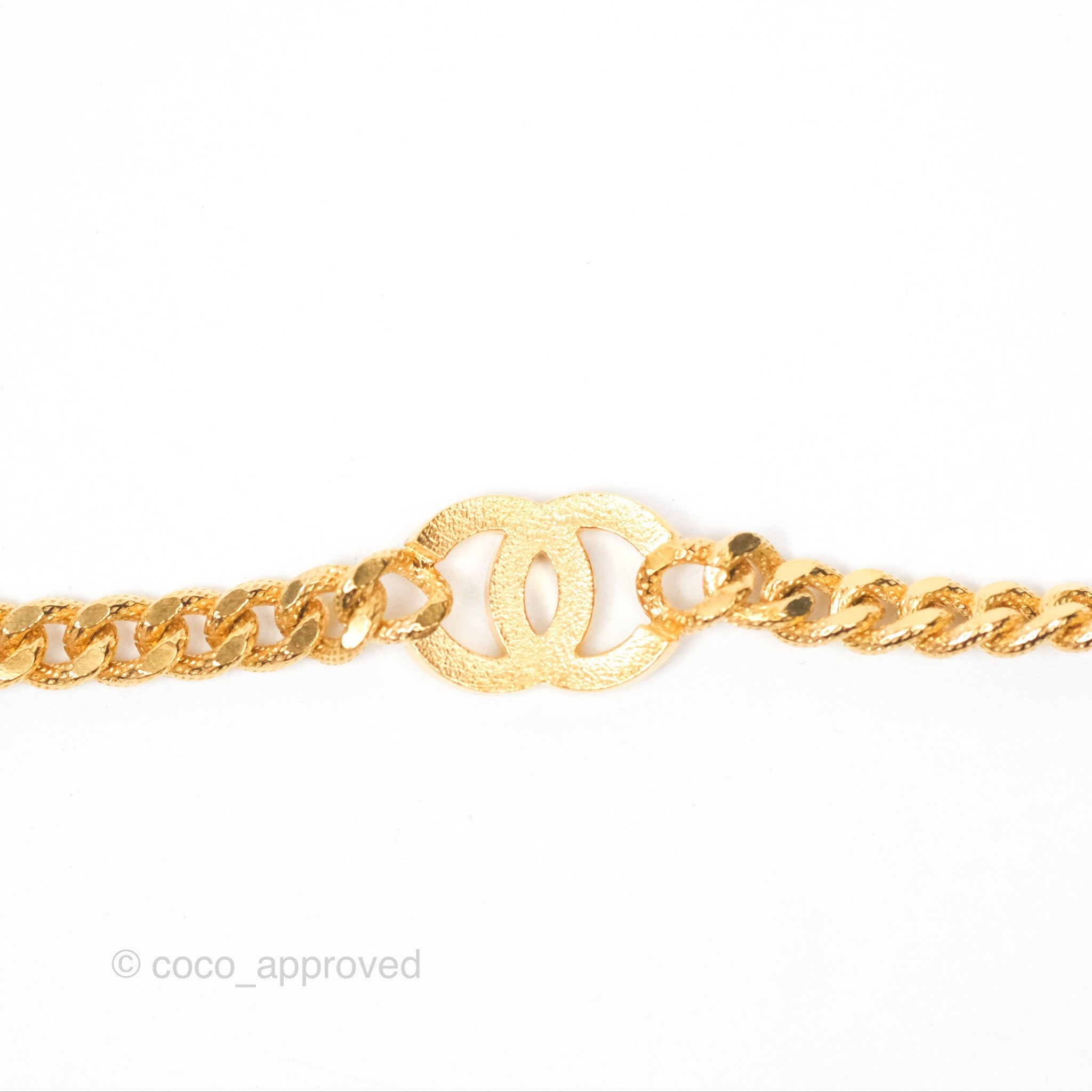 Chanel CC Crystal Necklace Choker in Gold Tone - Elegant Layered Statement Piece for Women | Perfect for Evening Parties, Date Nights & Special Occasions