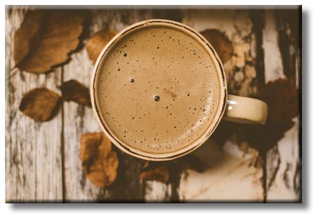 Inspirational Coffee Lovers Wall Art - Motivational Stretched Canvas Print for Home & Office Décor | Perfect for Kitchen, Living Room or Coffee Shop