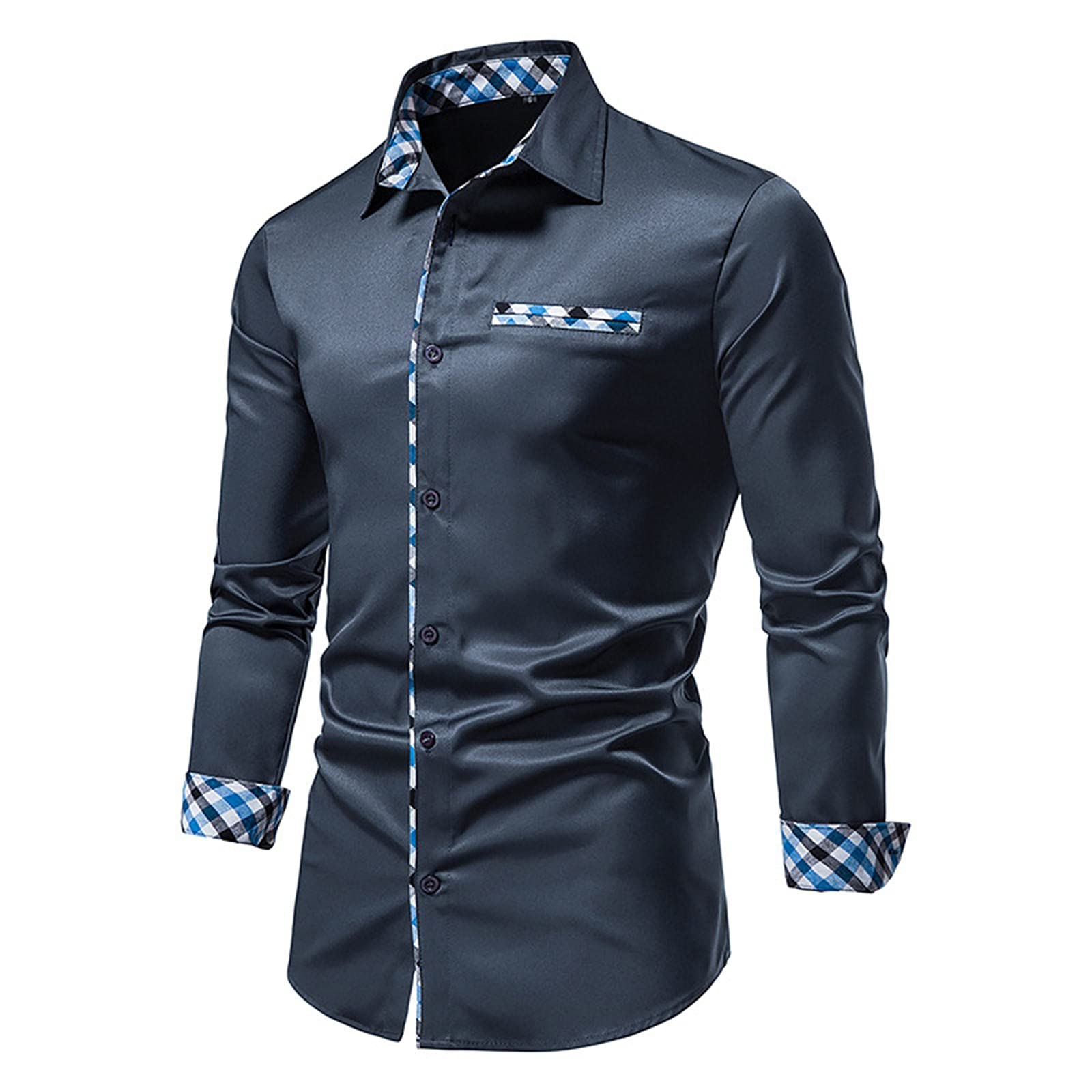 Men's Casual Sweatshirt & Long Sleeve T-Shirt - Comfortable Compression Shirt, Button Down Dress Shirt & Tees for Everyday Wear - Perfect for Work, Gym, and Outdoor Activities