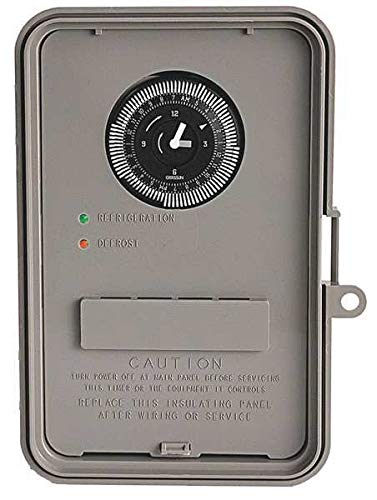 Defrost Timer 120V/240V 40A SPDT 1NO 1NC - Heavy Duty Freezer & Refrigerator Defrost Control for Commercial & Home Use