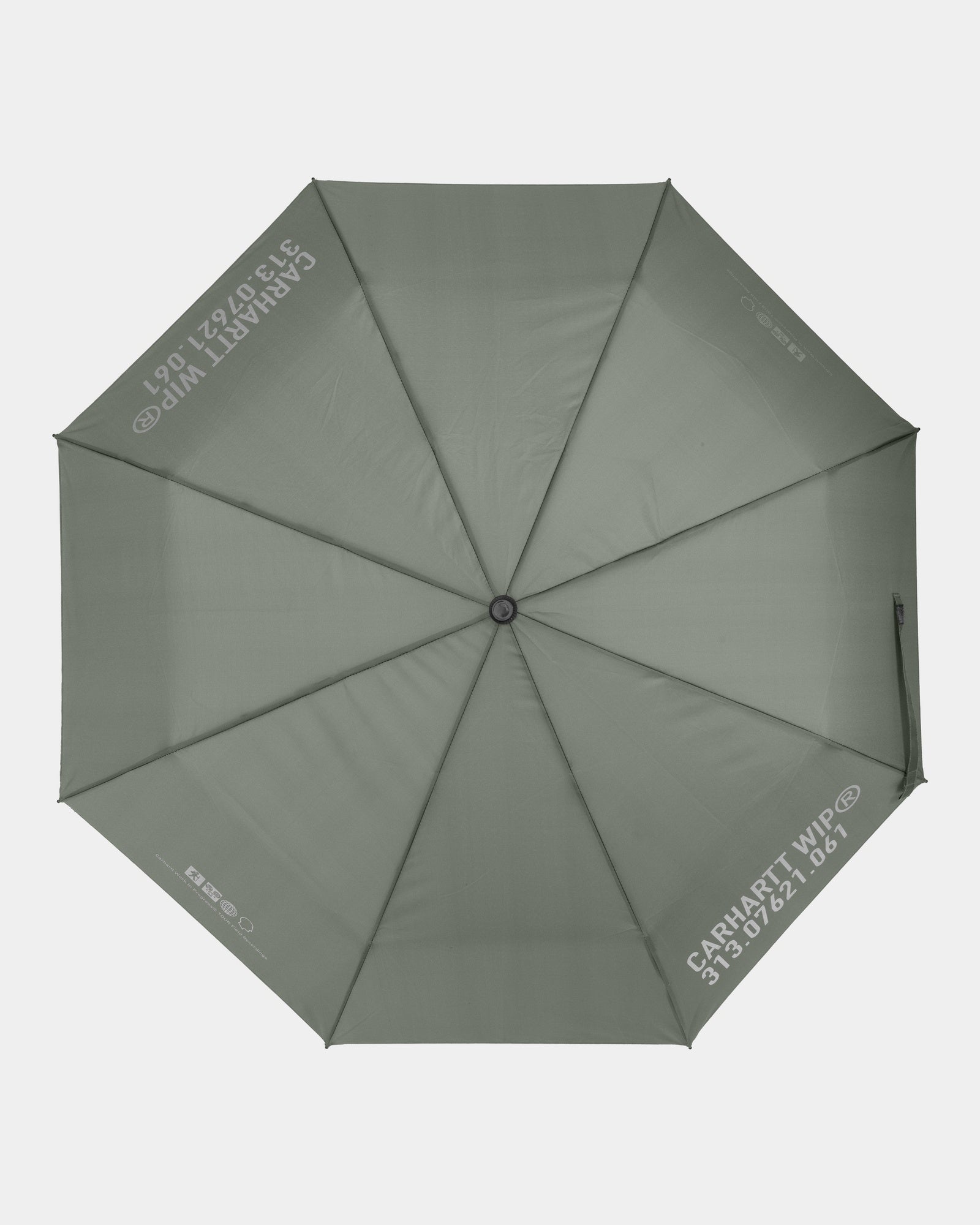 Premium Reflective Smoke Green Travel Umbrella - Windproof Compact Folding Umbrella for Outdoor Activities, Commuting, and Travel Accessories