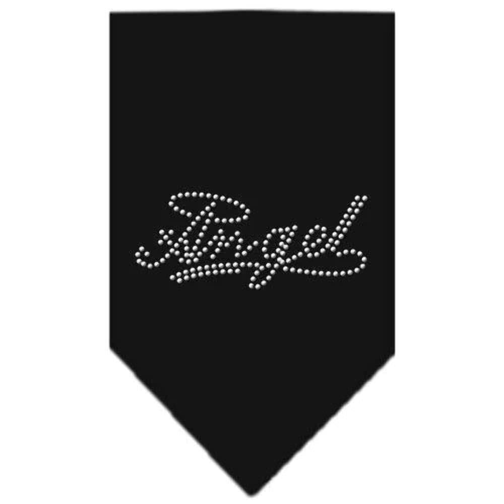 Sparkling Rhinestone Dog Bandana for Pets - Red Large Size with 