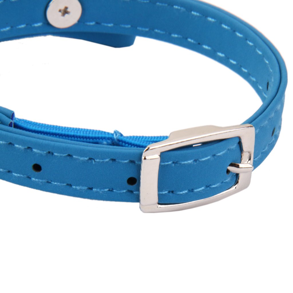 Adjustable Pet Safety Collar with Bell - Soft Kitten Cat Puppy Collar, Reflective Strap & Quick-Release Buckle (Blue) - Perfect for Walking, Training & Outdoor Adventures
