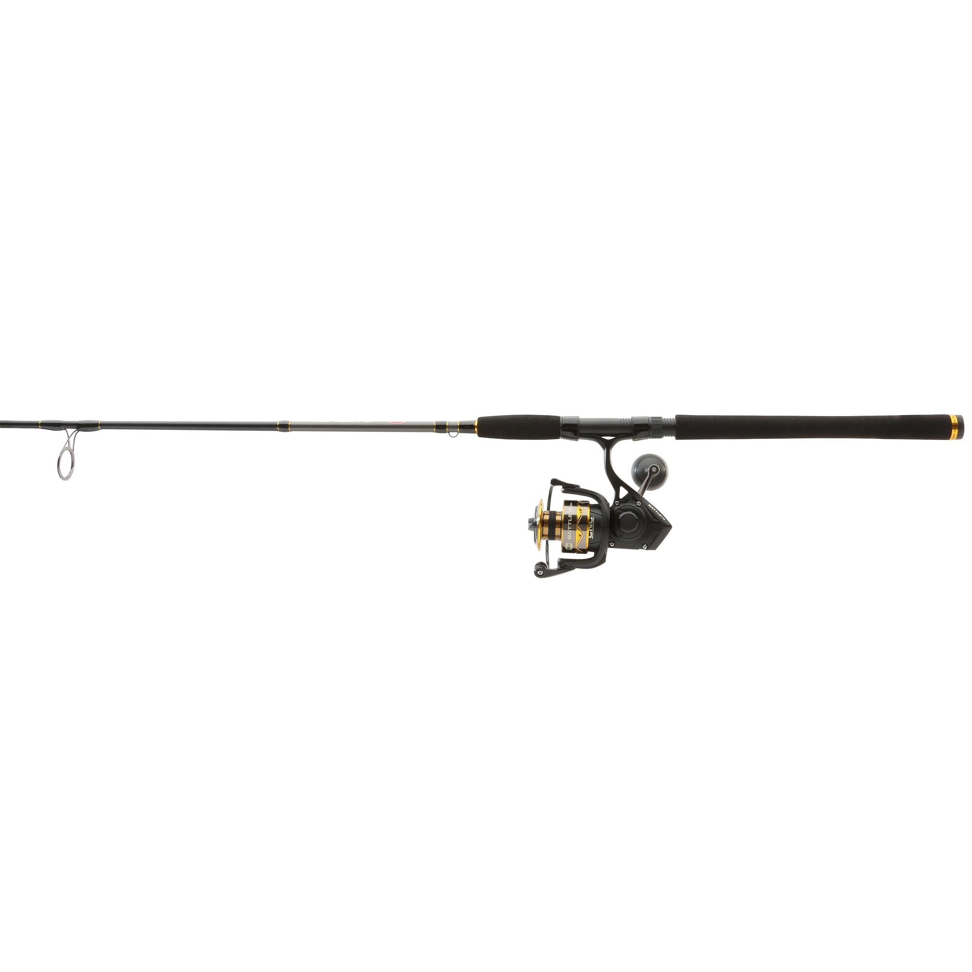 Battle IV Spinning Rod and Reel Combo - Premium Fishing Gear for Freshwater & Saltwater Anglers - Perfect for Bass, Trout, and Walleye Fishing