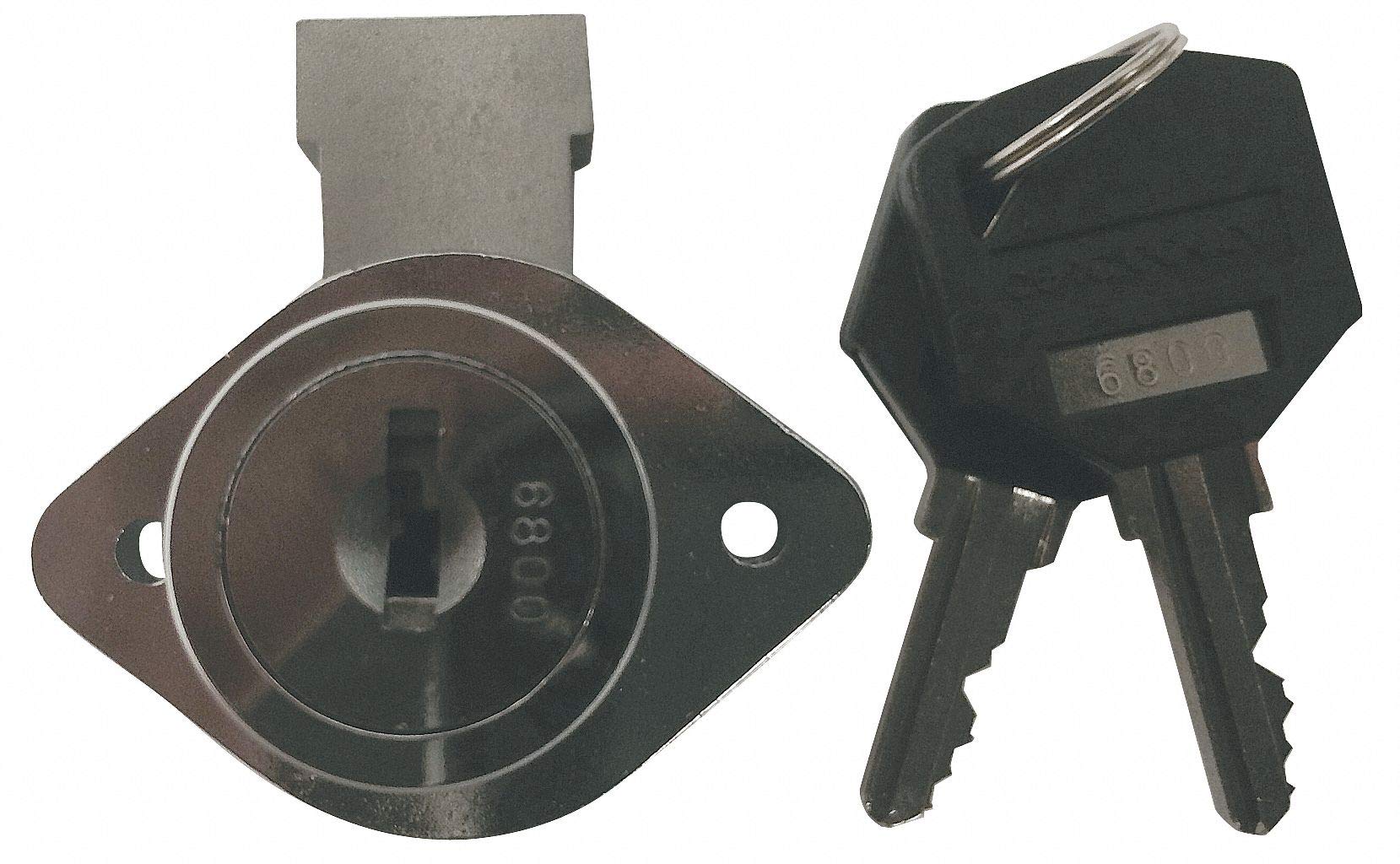 7/8 Inch Disc Tumbler Latchbolt Lock - High Security Door Lock for Home, Office & Commercial Use - Durable Metal Construction for Interior & Exterior Doors