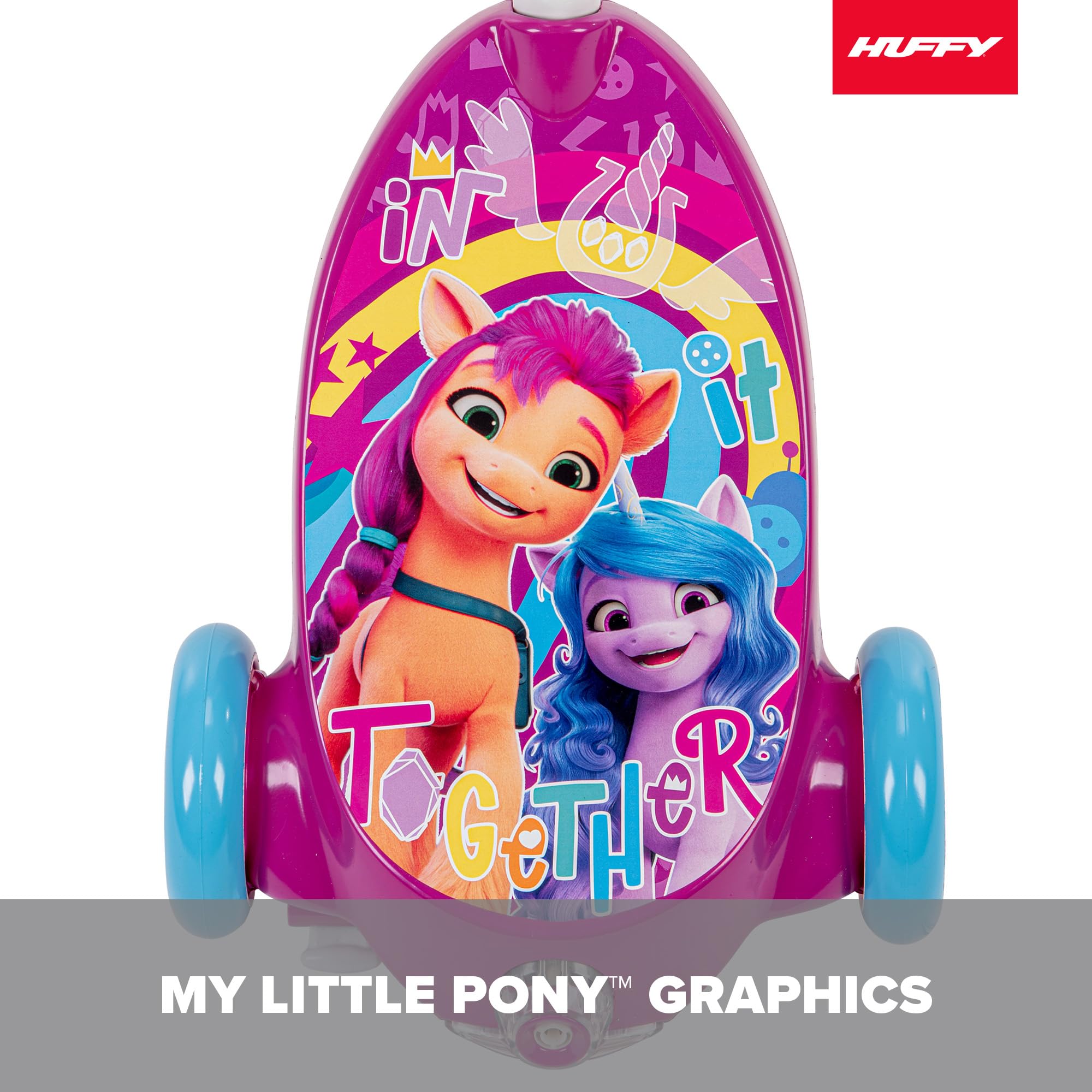 Huffy Kids Electric Bubble Scooter - Battery Powered Ride On Toy with Bubbles & Charger, 2.0 MPH for Ages 3-5 | Multiple Colors & Styles | Perfect for Outdoor Play, Birthday Gifts & Preschool Fun