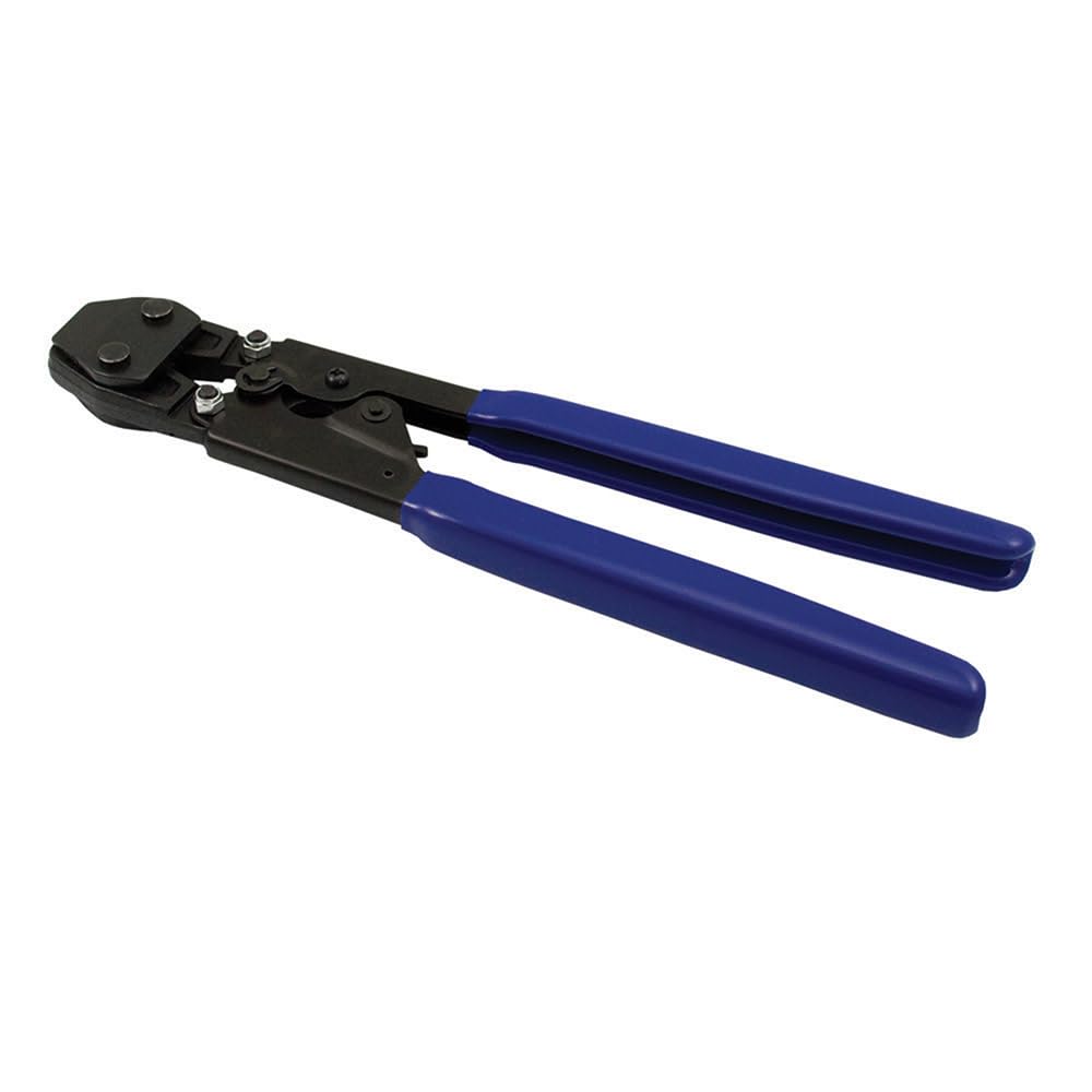 Jones Stephens J40966 PEX Clamp Tool for Stainless Steel Bands - Professional Plumbing Repair Kit for PEX Pipe Installation and Water Line Connections