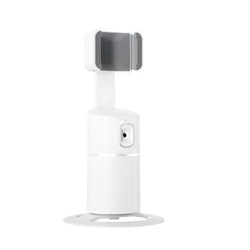 BoxWave Cubot King Kong Mini Stand and Mount with PivotTrack360 Selfie Stand - Winter White | 360° Facial Tracking Pivot Stand for Cubot King Kong Mini | Perfect for Vlogging, Live Streaming & Hands-Free Video Calls