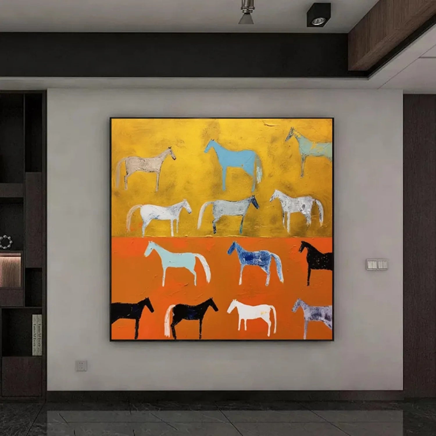 Animal Art Painting #AP127 - Handmade Wildlife Canvas Art for Home & Office Decor | Perfect for Living Room, Bedroom, or Gift