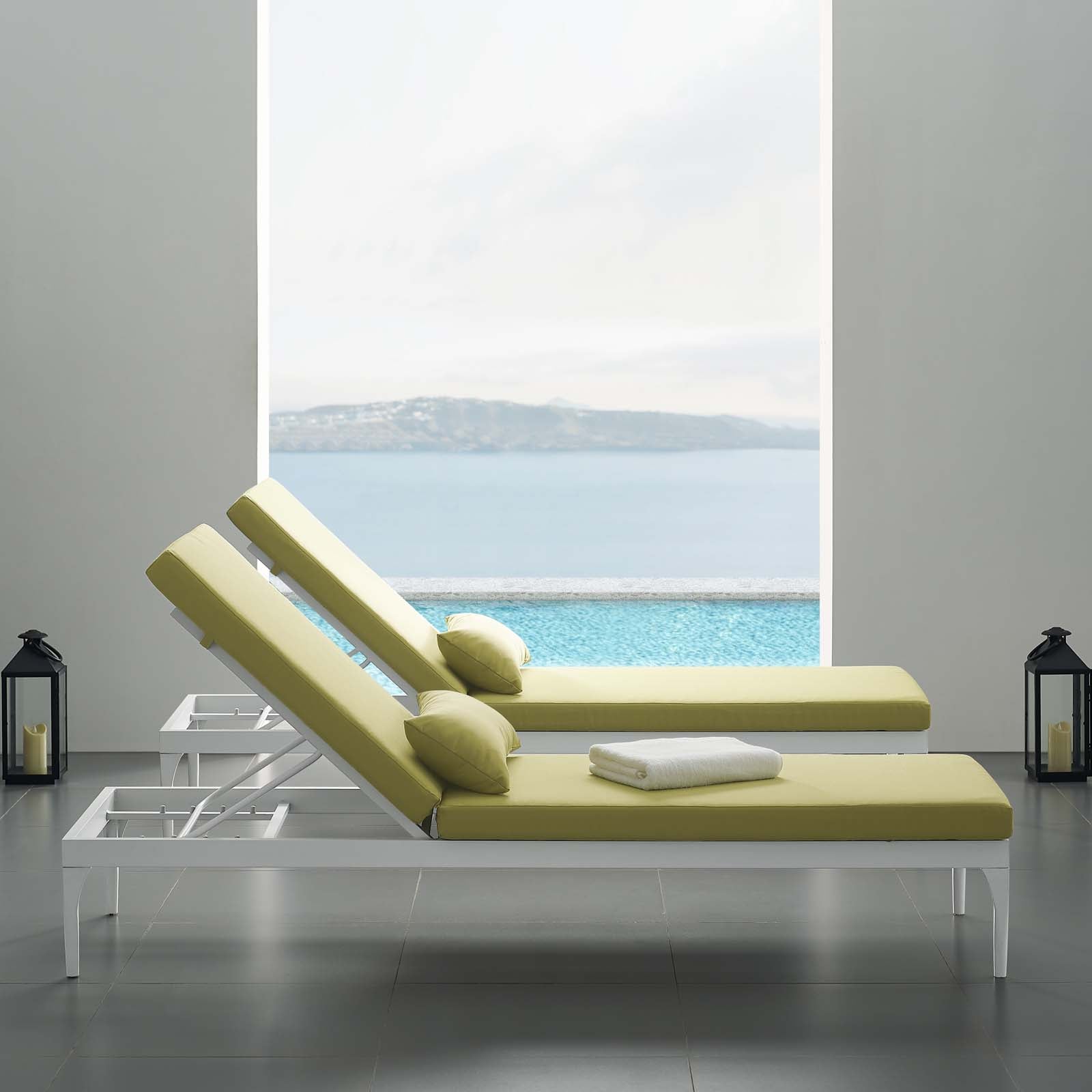 Comfortable Outdoor Patio Chaise Lounge Chair with Adjustable Backrest - Perfect for Poolside, Beach, Garden Relaxation and Sunbathing