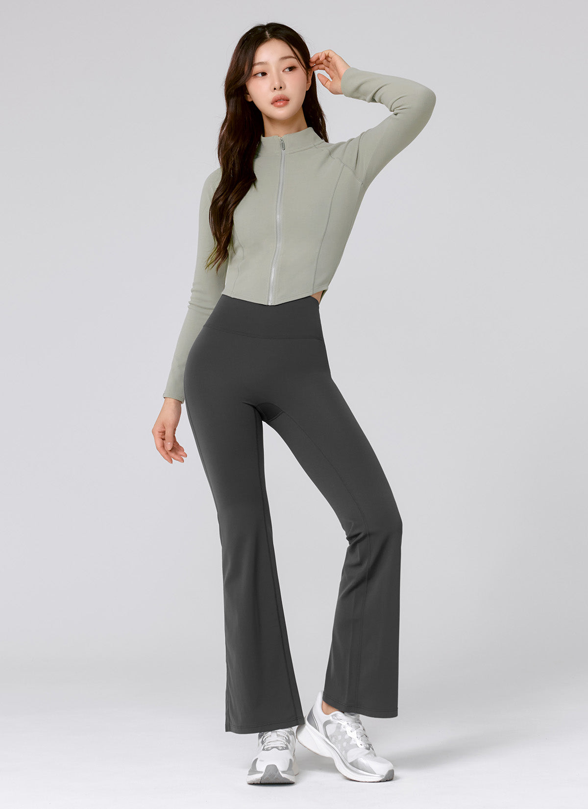 Black Label Signature Power Rise Fleece Bootcut Pants for Women - Warm Winter Lounge Pants with Stretchy Comfort - Perfect for Yoga, Running Errands & Cozy Home Wear