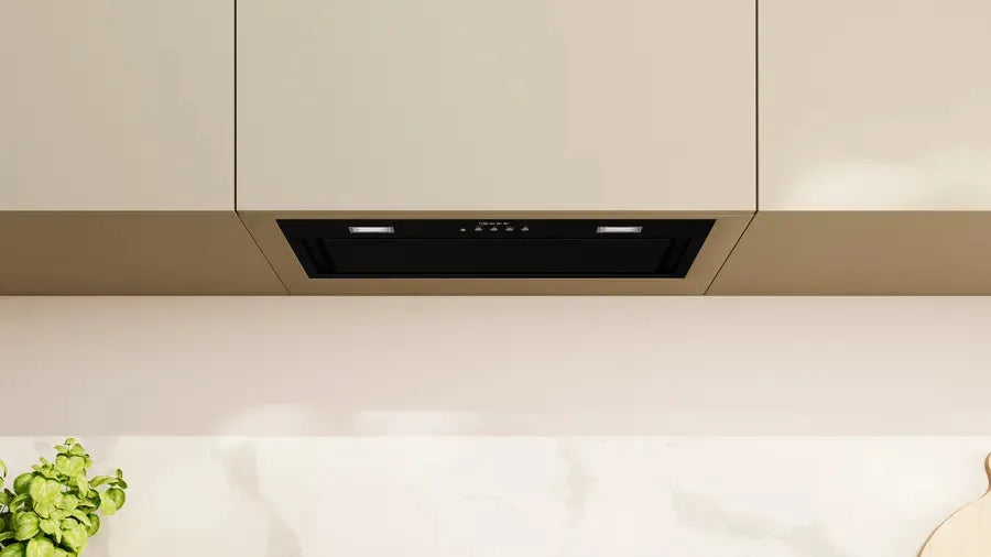 Neff 52cm Integrated Range Hood in Black - N70 D54NAC1S0A | Modern Kitchen Appliance for Efficient Cooking & Smoke Extraction