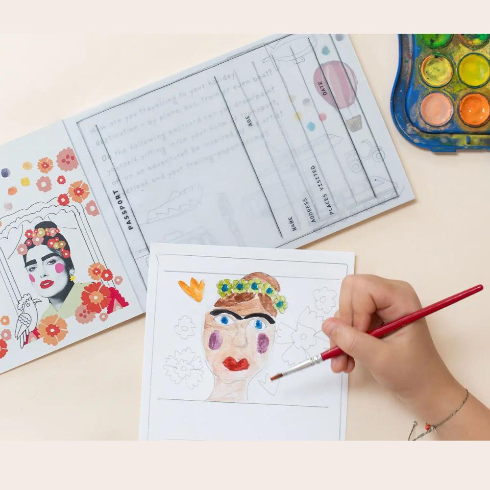 LoLA Travel With Art Postcards - Creative Handmade Greeting Cards for Travel Lovers | Perfect for Scrapbooking, Journaling & Souvenirs