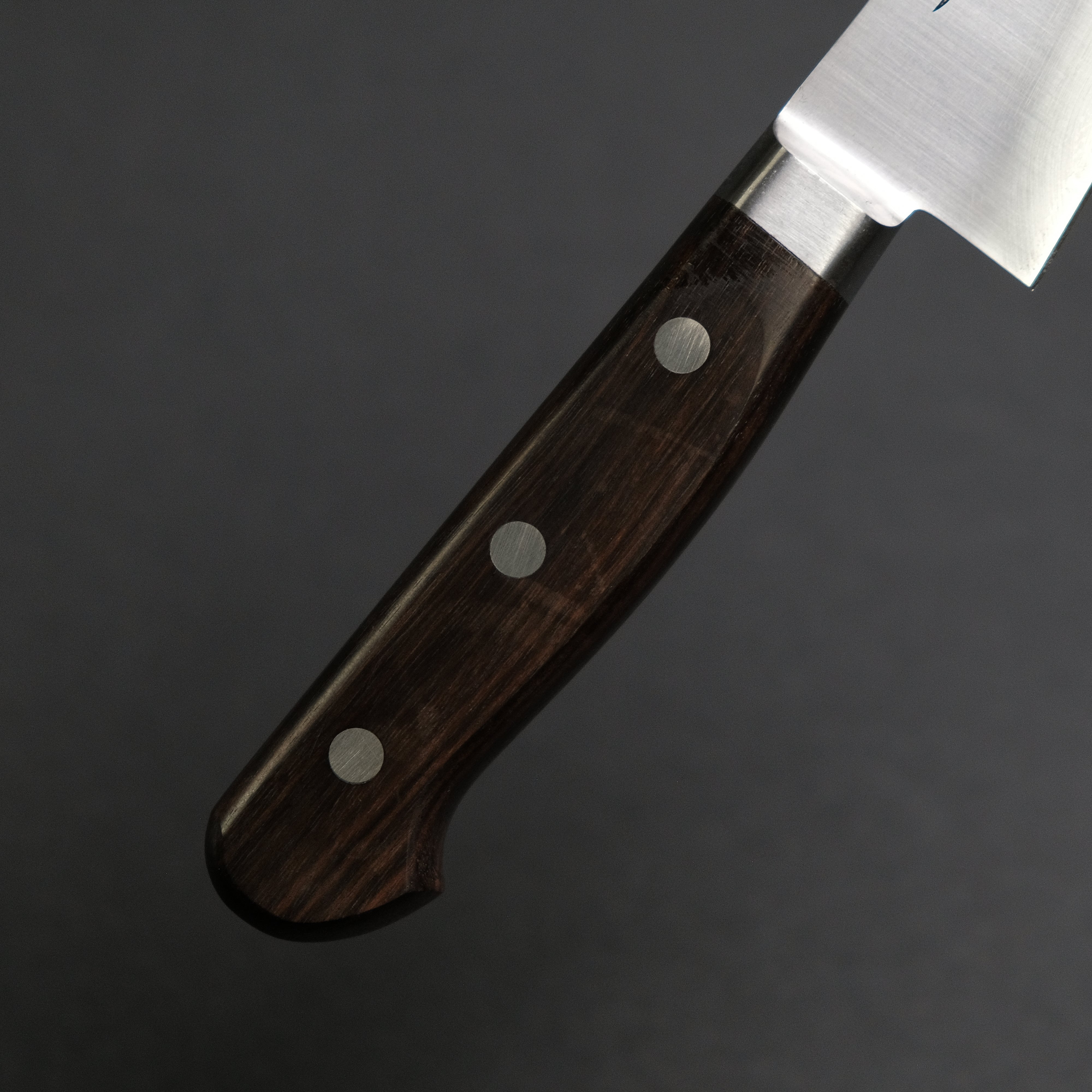 Hitohira Vintage SK Honesuki Kaku Japanese Boning Knife with Ebony Handle - Perfect for Poultry Butchery, Meat Trimming & Professional Kitchen Use