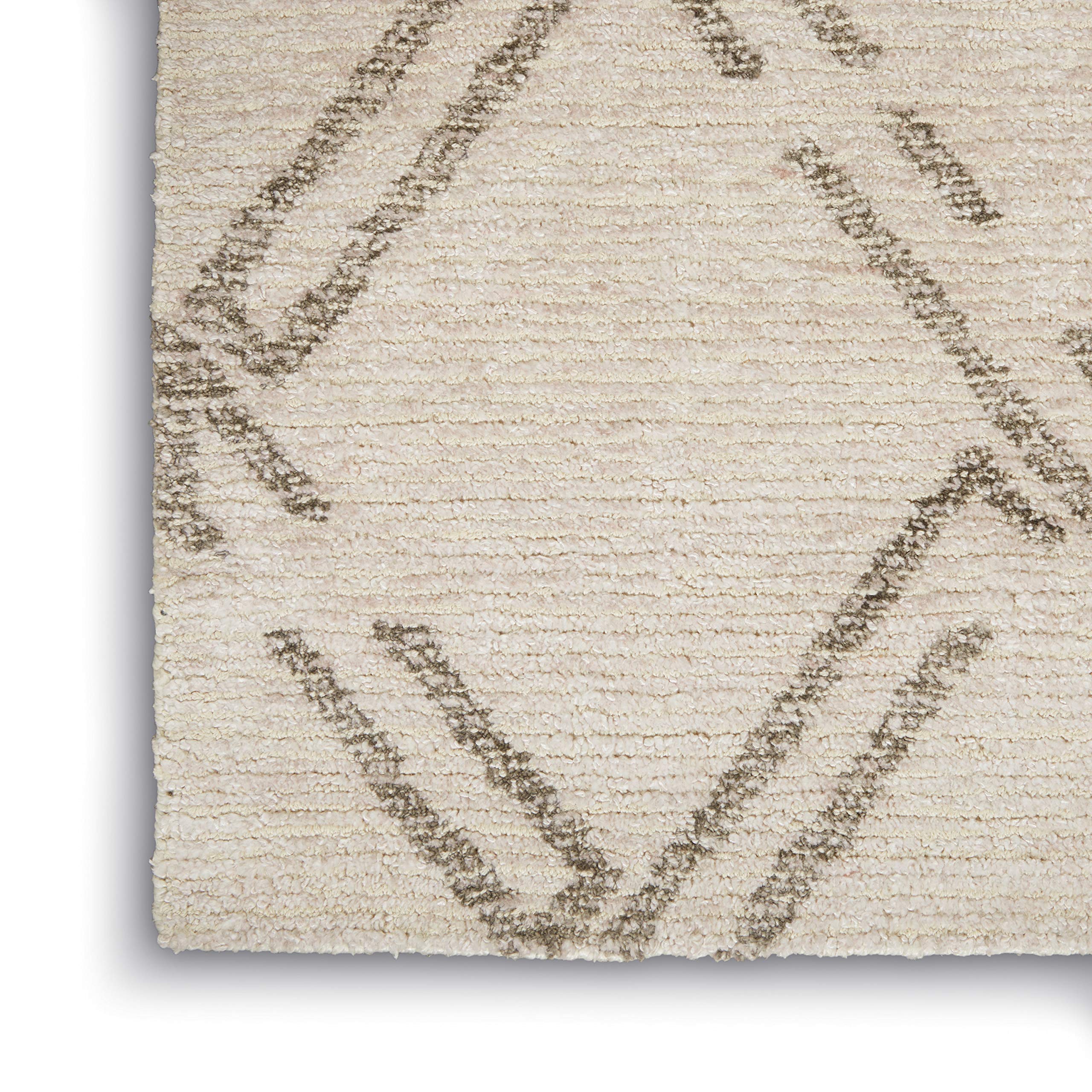 Nourison Venosa Modern Ivory/Grey 3'9