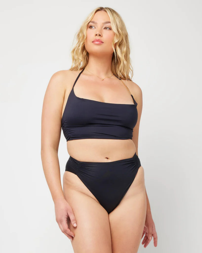 L*Space Women's Arlo Classic High Waist Bikini Bottom - Black | Swimwear for Beach, Pool & Vacation | Comfortable & Stylish Bikini Bottoms