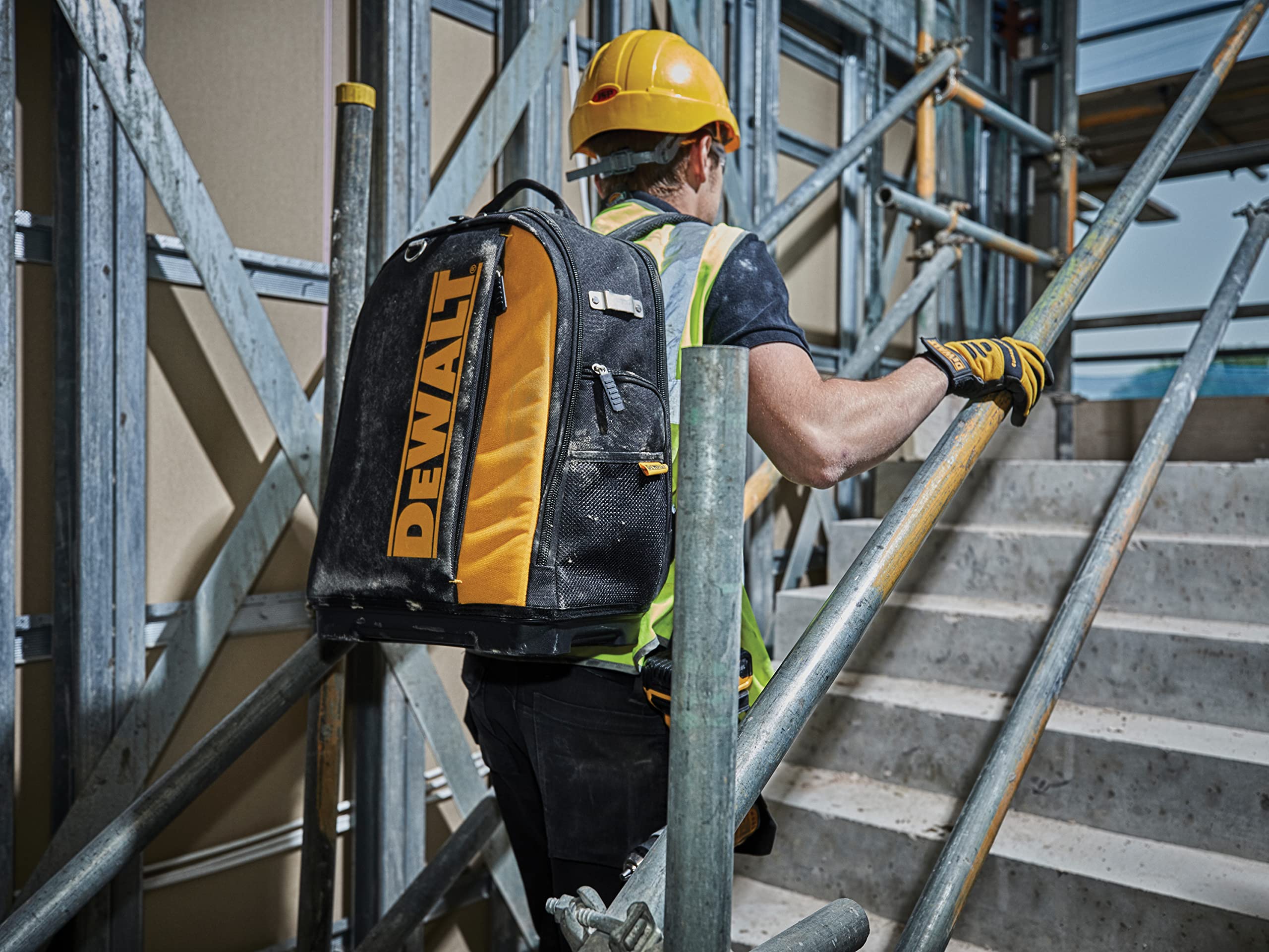 Durable Tool Backpack for Electricians & Contractors - Heavy Duty Work Backpack with Multiple Pockets & Comfortable Straps - Perfect for Construction, DIY Projects & Outdoor Work