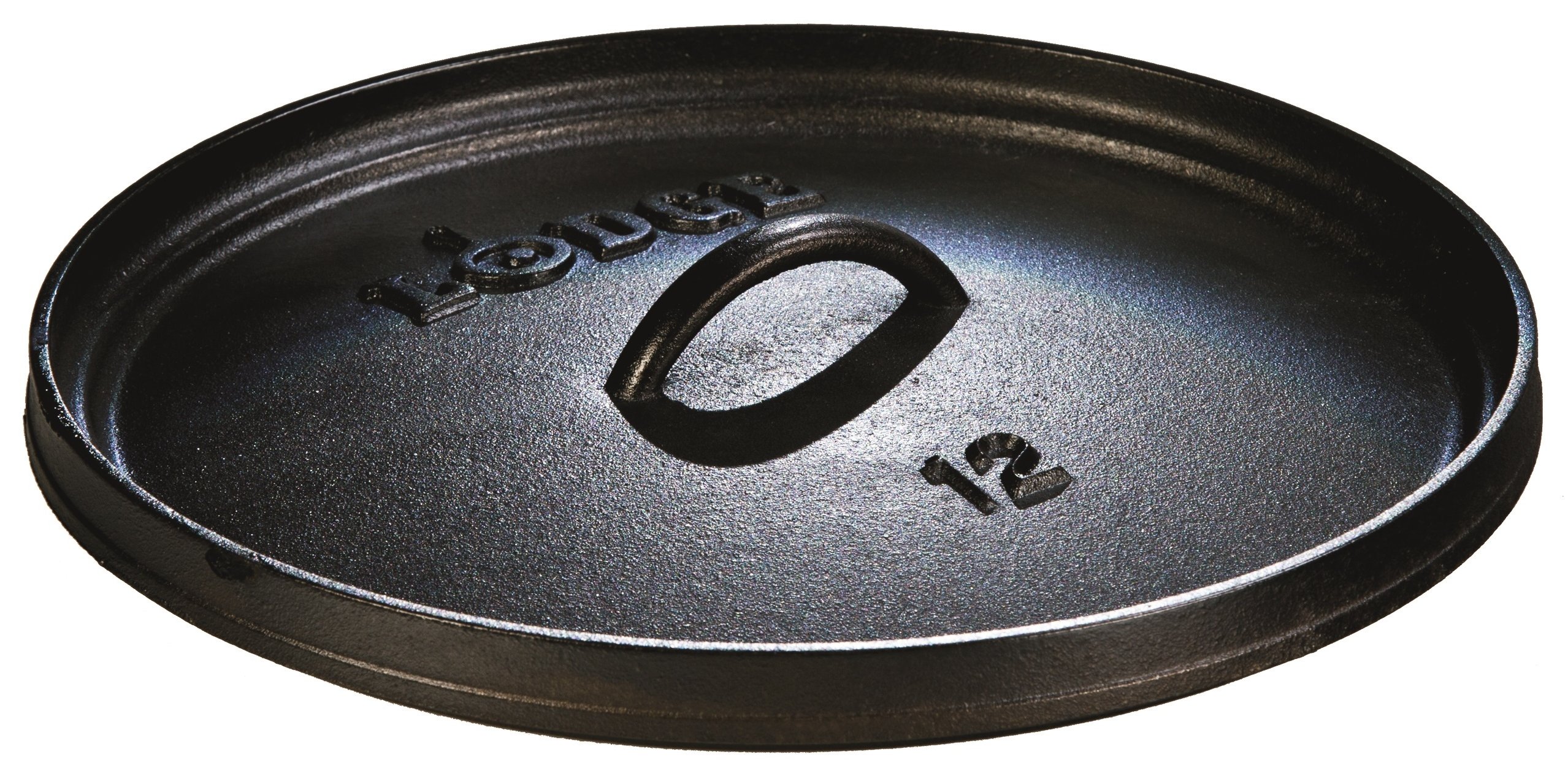 Lodge Pre-Seasoned Cast Iron Dutch Oven with Meat Rack - 12 Inch Deep Camping Oven (8QT/8 Inch) - Perfect for Outdoor Cooking, Camping, and Dutch Oven Recipes