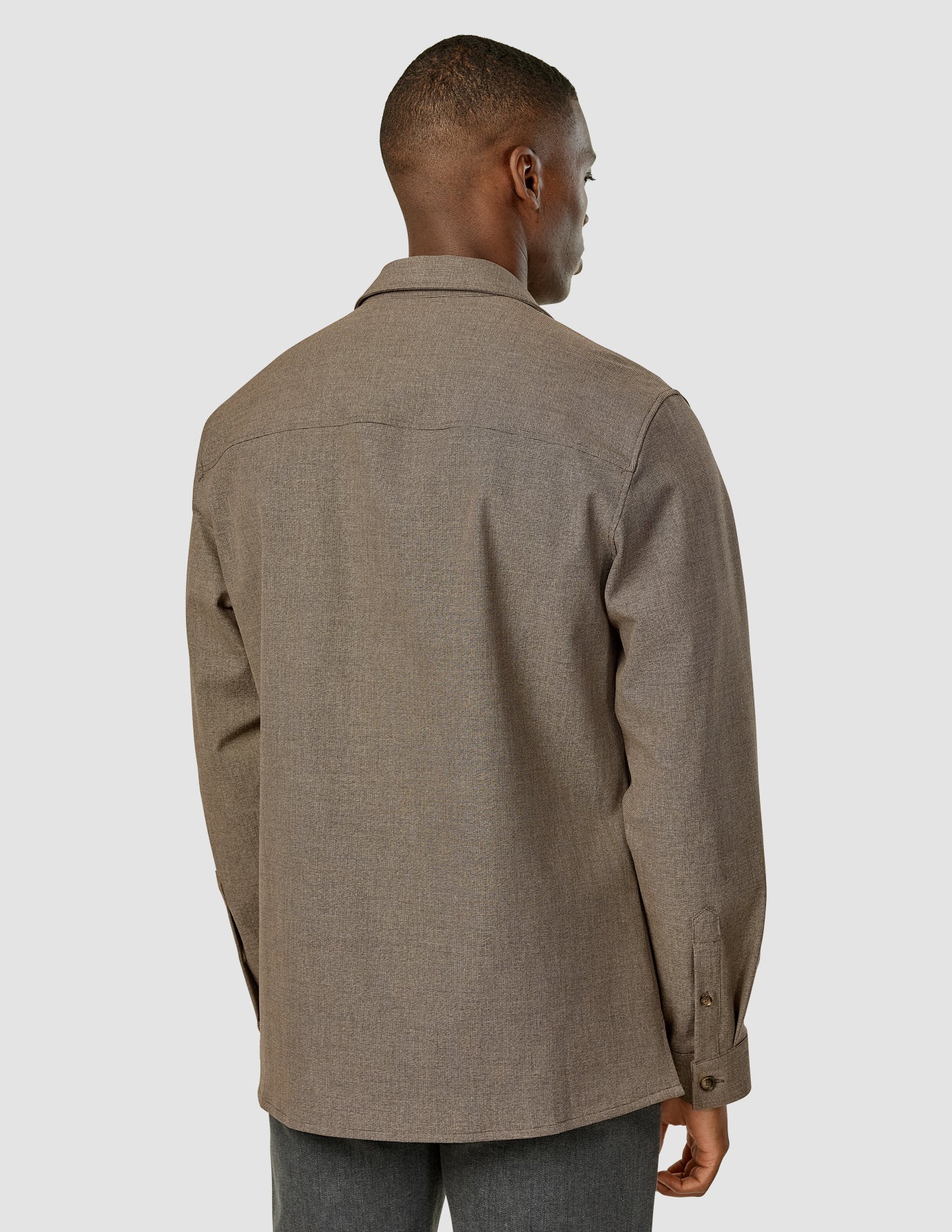 Essential Overshirt in Almond Color - Lightweight Layering Jacket for Men & Women | Perfect for Casual Outfits, Outdoor Adventures & Travel