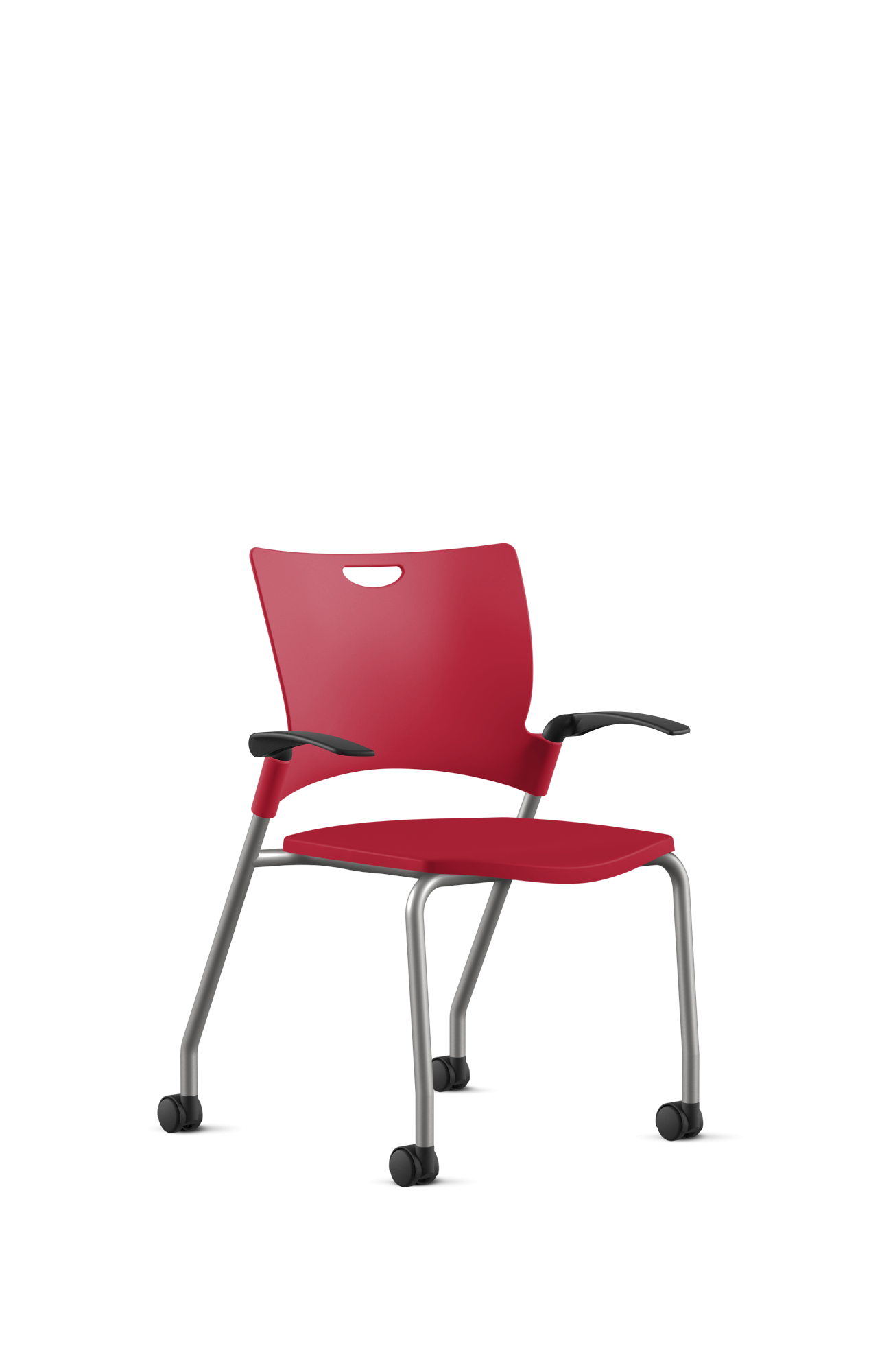 Ergonomic 9 to 5 BELLA All-Plastic Swivel Tilt Training Chair (1315GT) - Perfect for Office, Home Study & Computer Workstations