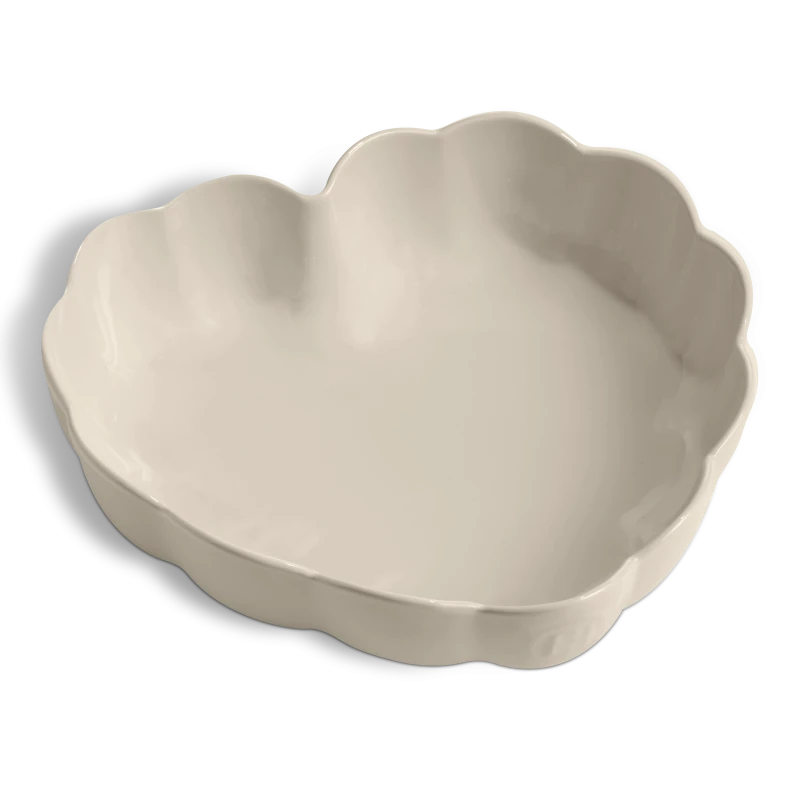 Emile Henry Madeleine Heart-Shaped Baking Dish - Premium Clay Oven & Microwave Safe - Perfect for Valentine's Day Desserts & Romantic Dinners