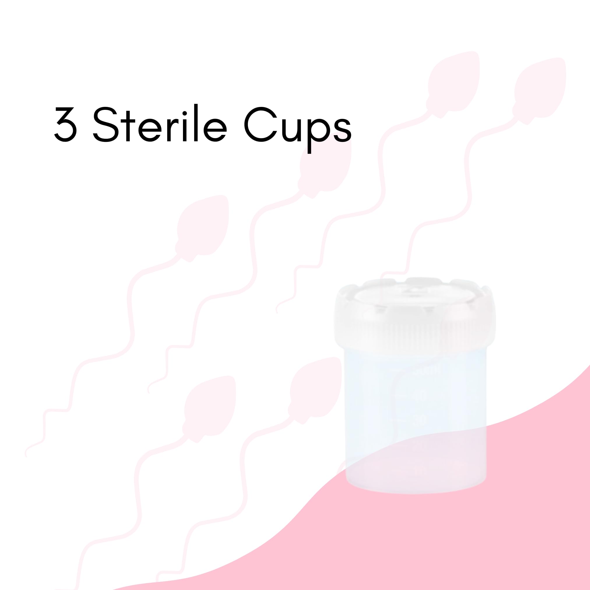 At-Home Insemination Kit with 3 Liquid Dispensers & 3 Specimen Cups - Fertility Aid for Couples Trying to Conceive | Perfect for DIY Artificial Insemination at Home