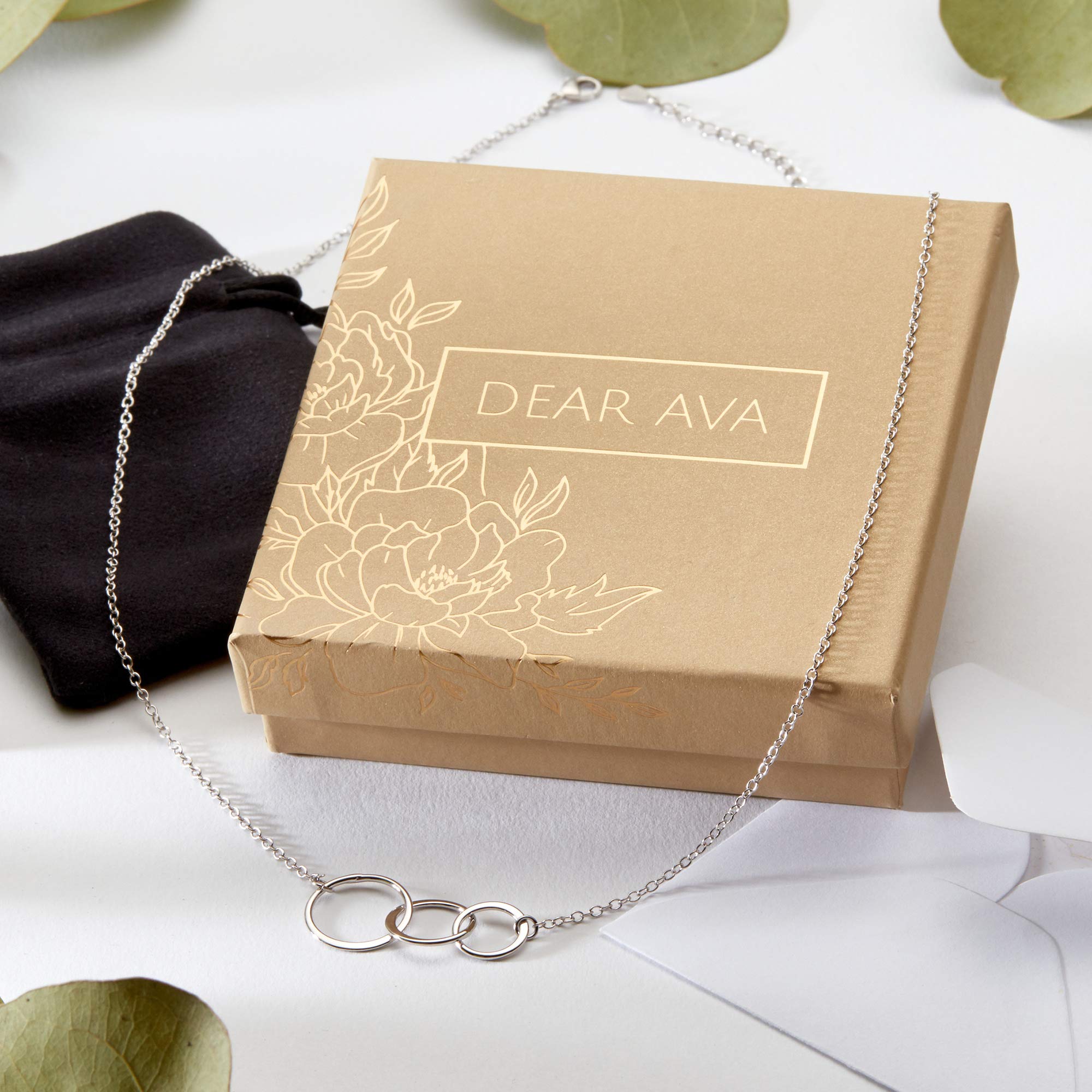 Heartfelt Grandma Necklace Gift Set - Elegant Jewelry & Greeting Card for Birthday, Christmas, Mother's Day & Special Occasions | Perfect Gift for Grandmothers, Moms & Loved Ones | Jewelry Gift for Women