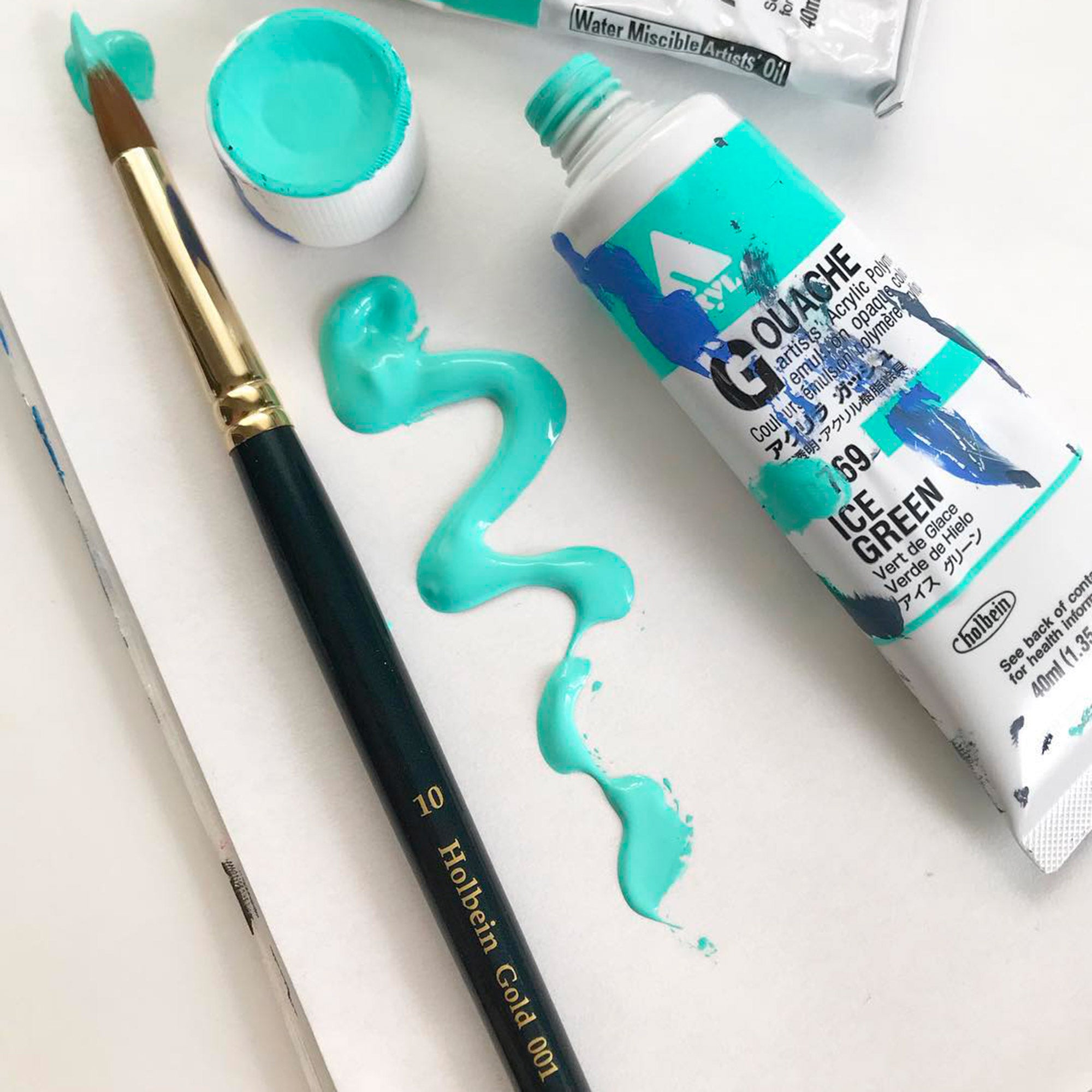 Acryla Gouache Paint - 20ml Ultramarine Deep Blue - Professional Artist Paint for Canvas, Illustration & Watercolor Techniques