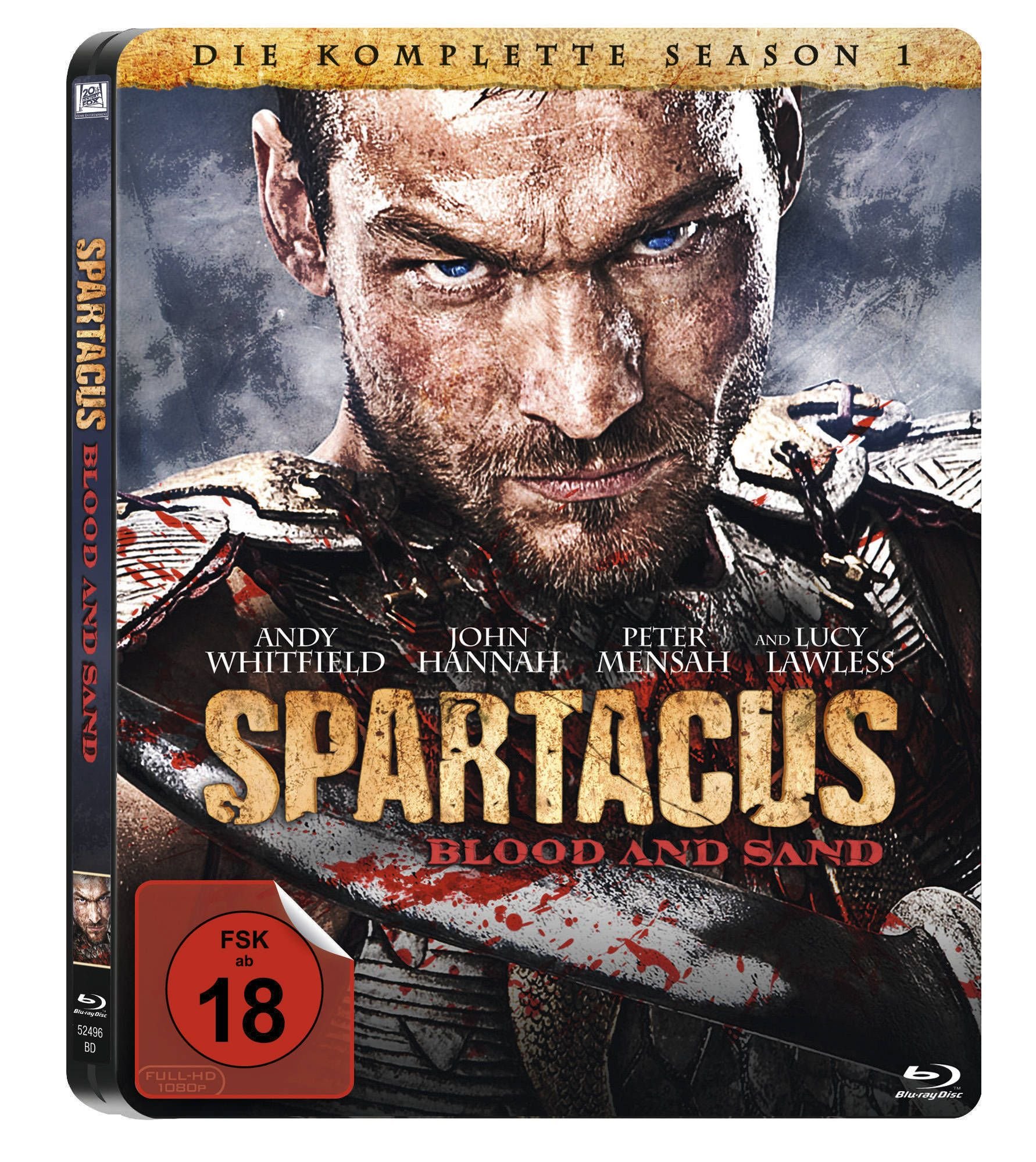 Spartacus: Blood and Sand - The Complete Season 1 DVD Box Set | Historical Action Drama Series | Perfect for Ancient Rome Enthusiasts & Gladiator Movie Fans