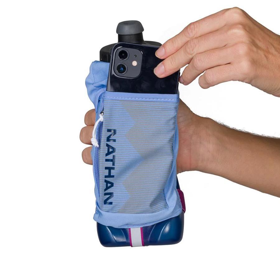 QuickSqueeze Plus 22oz Handheld Water Bottle - Leak Proof & Easy Squeeze Design for Gym, Hiking, Cycling & Outdoor Activities
