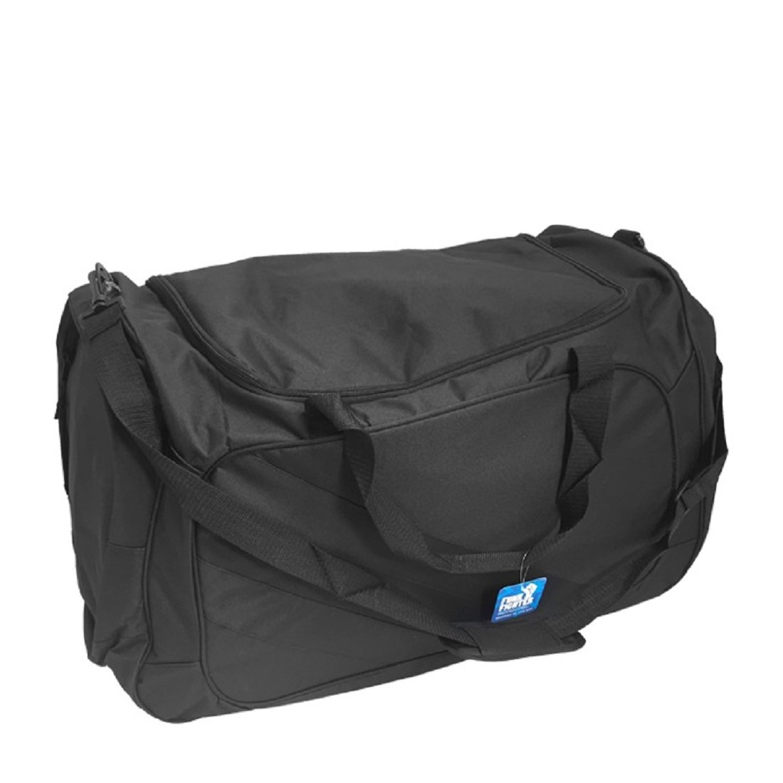 Odorless XL Gym Bag Black - Large Durable Workout Duffel for Men & Women - Perfect for Gym, Travel, Sports & Fitness
