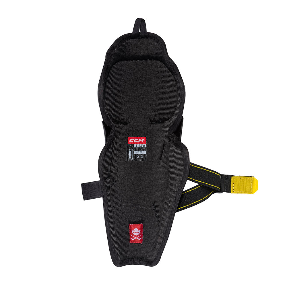 CCM Tacks Vector 2023 Youth Ice Hockey Shin Guards - Protective Gear for Young Hockey Players - Perfect for Practice, Games & Training Sessions