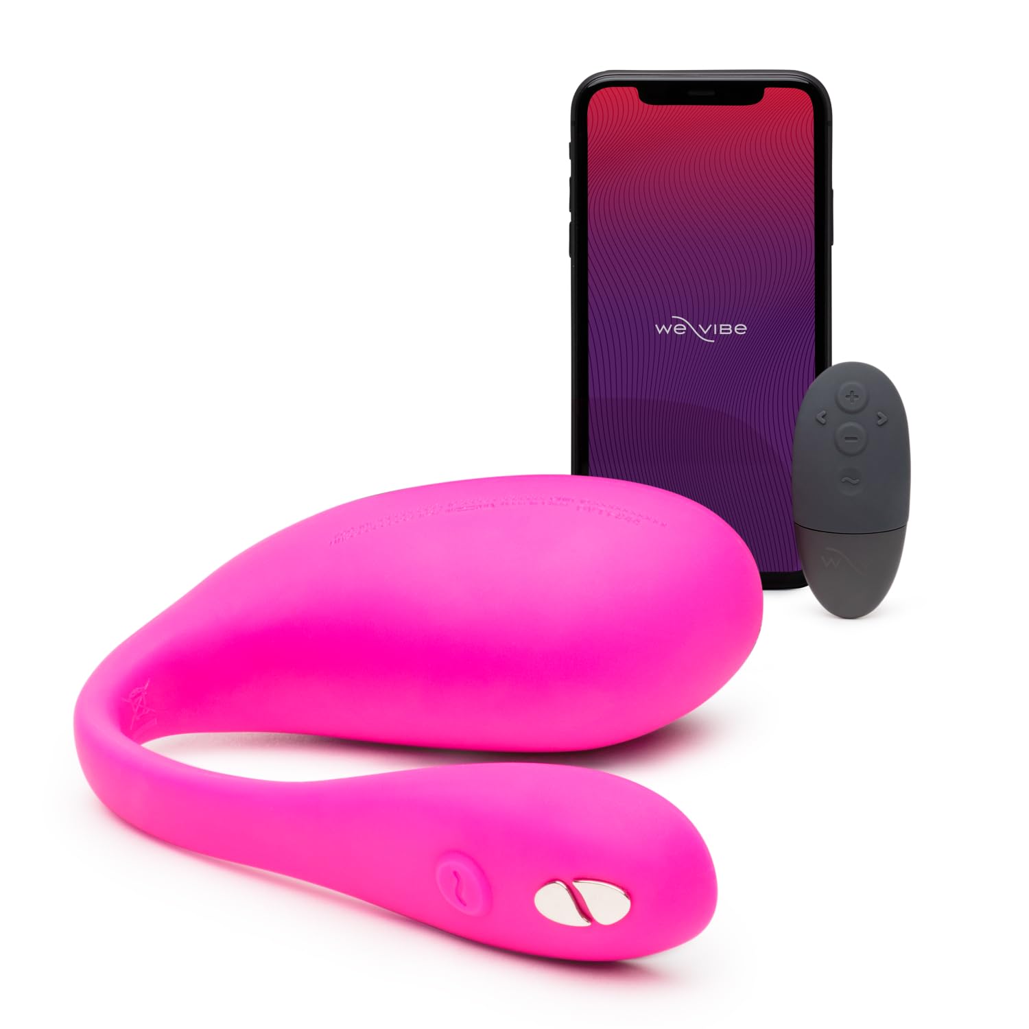 We-Vibe Jive 2 Wearable Panty Vibrator for Women - Remote & App Controlled Egg Vibrator | 10 Intensity Levels G-Spot Massager | Waterproof Discreet Adult Sex Toy for Couples Long Distance Play | Perfect for Travel, Date Nights & Surprise Intimacy | Pink