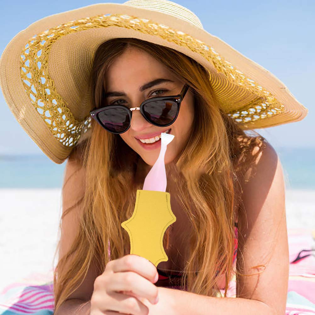10 Pack Reusable Ice Pop Holders - Mermaid & Shark Popsicle Sleeves for Freezer Pops, DIY Frozen Treat Bags - Perfect for Summer Parties, Kids Snacks & Outdoor Picnics