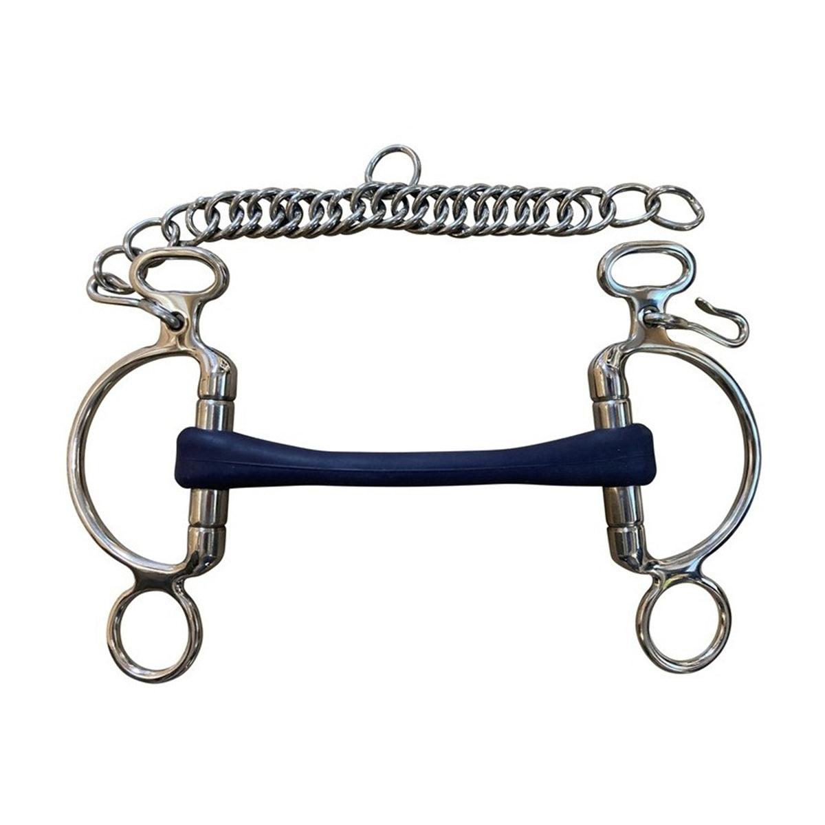 Jump'in Felipe Rubber Bit - Durable & Comfortable Horse Riding Bit for Equestrian Training & Dressage - Perfect for English & Western Riding Styles