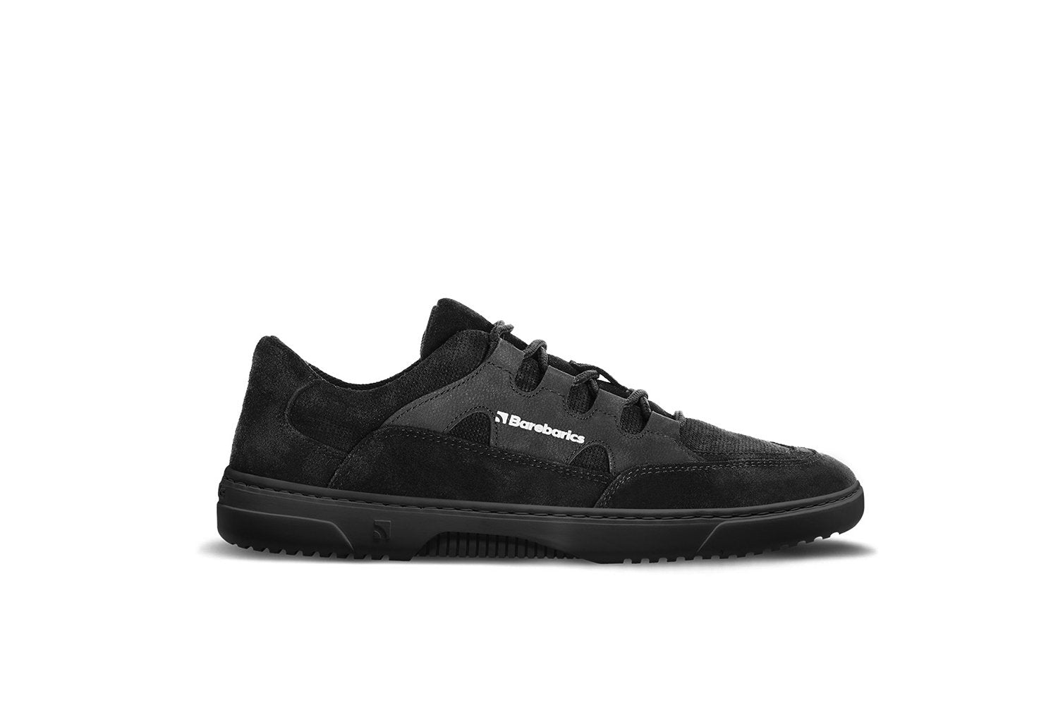 Barefoot Sneakers Barebarics Evo - Minimalist Zero Drop Shoes for Men & Women | All Black | Perfect for Running, Gym & Everyday Comfort