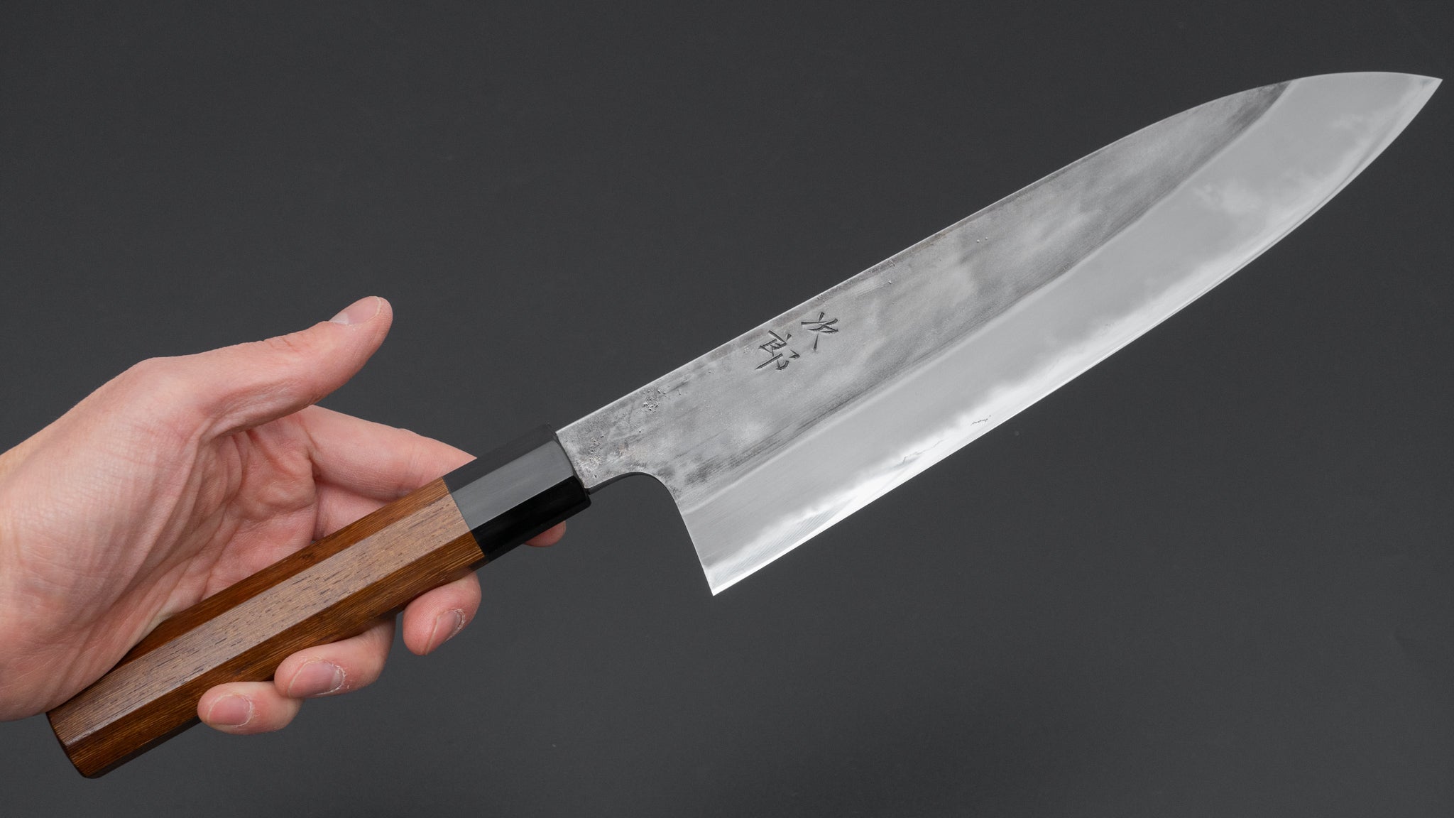 Premium Jiro Tsuchime Wa Gyuto 240mm Japanese Chef Knife with Taihei Tagayasan Handle - Perfect for Sushi, Meat Cutting & Professional Kitchen Use