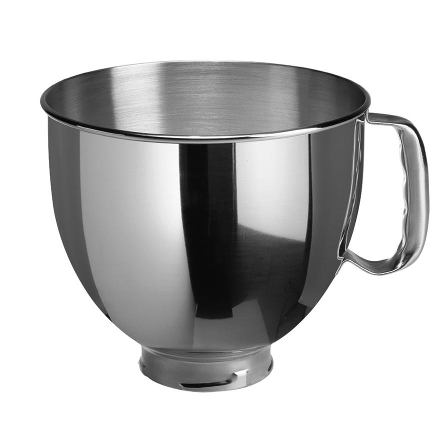 4.8L (5 Qt) Artisan Tilt-Head Stand Mixer with 2 Stainless Steel Bowls - KSM160 - Perfect for Baking Bread, Cakes & Cookies at Home