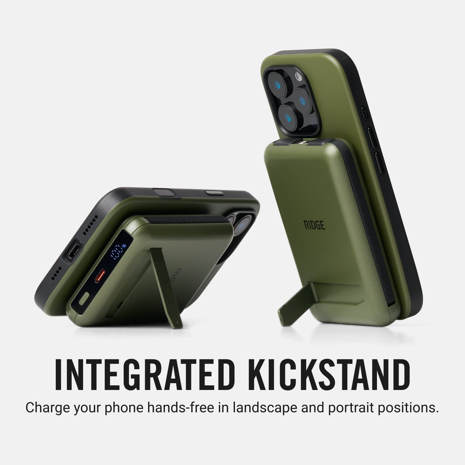 Premium iPhone 16 Pro Max Charging Kit with Fast Charging - Matte Olive Finish | Perfect for Home, Office & Travel Use