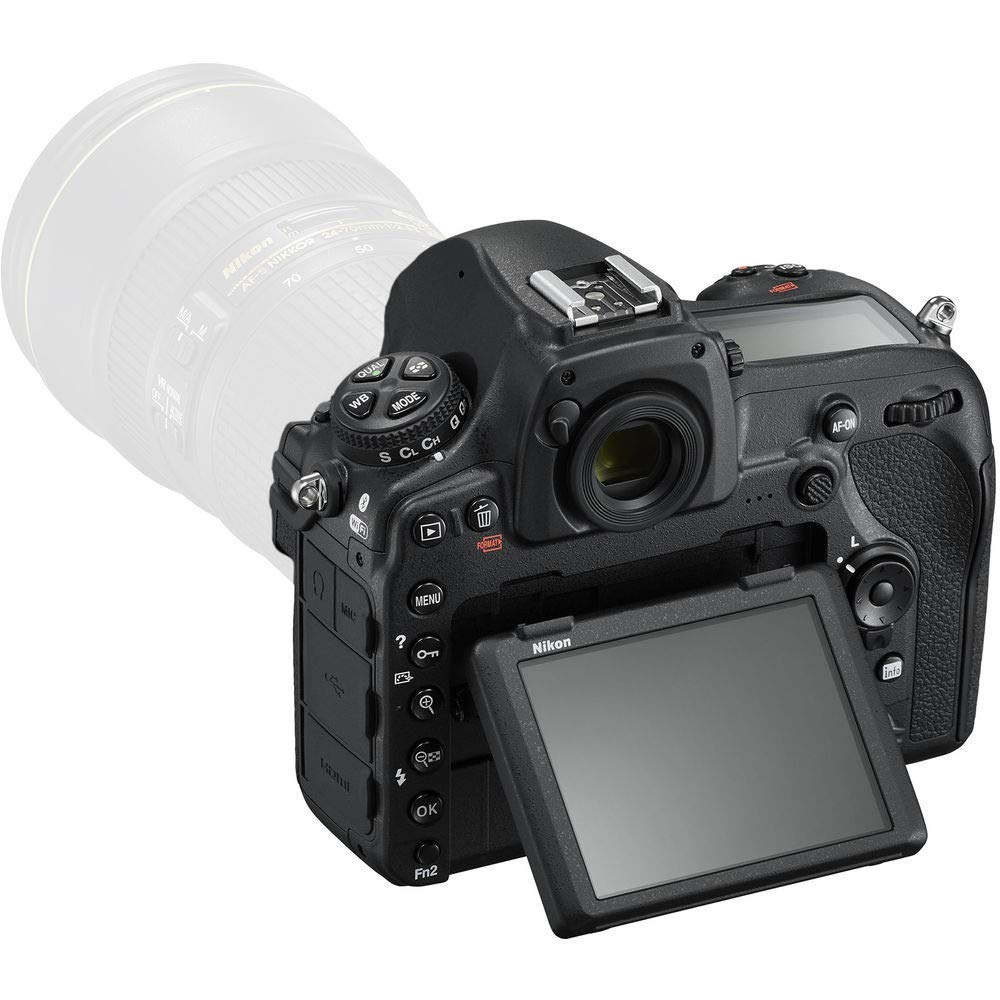 Nikon D850 DSLR Camera Body Only - 45.7MP Full Frame Digital Camera with 64GB Memory Card, EN-EL15 Battery, Corel Photo Software, HDMI Cable, Cleaning Kit & Tripod (Renewed International Model) - Perfect for Professional Photography, Travel & Vlogging
