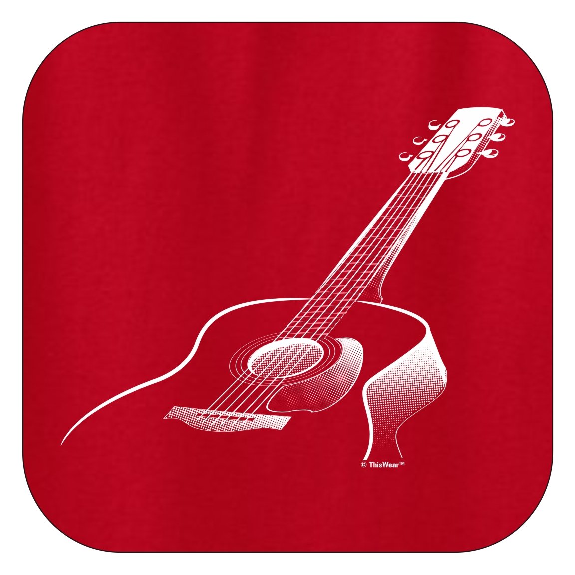 3D Acoustic Guitar Print Long Sleeve T-Shirt - Music Lover Gift for Men & Women - Perfect for Concerts, Band Practice & Casual Wear