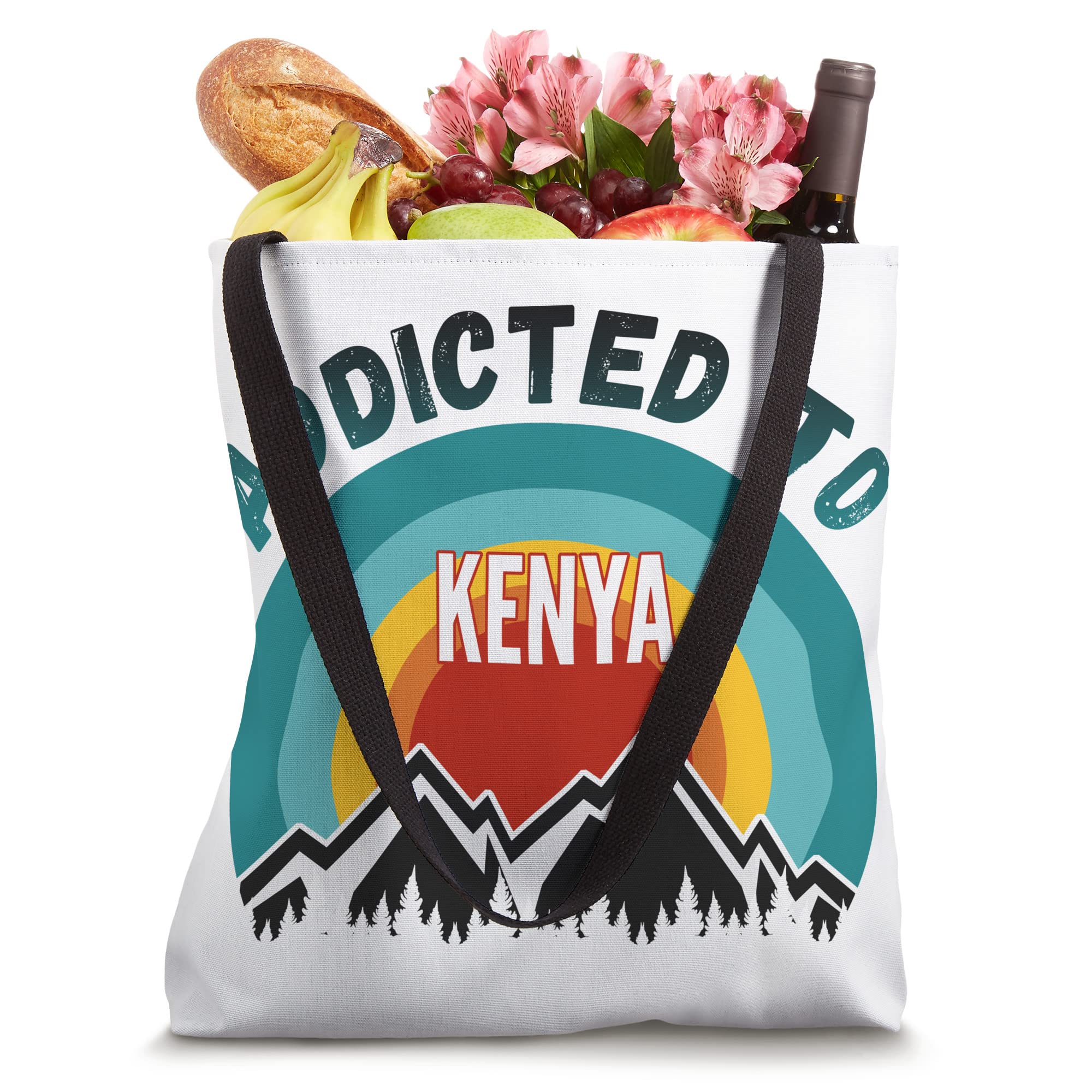 Stylish & Durable Kenya Tote Bag for Women - Eco-Friendly Cotton Canvas Shopping Bag - Perfect for Groceries, Beach, Work & Travel Accessories