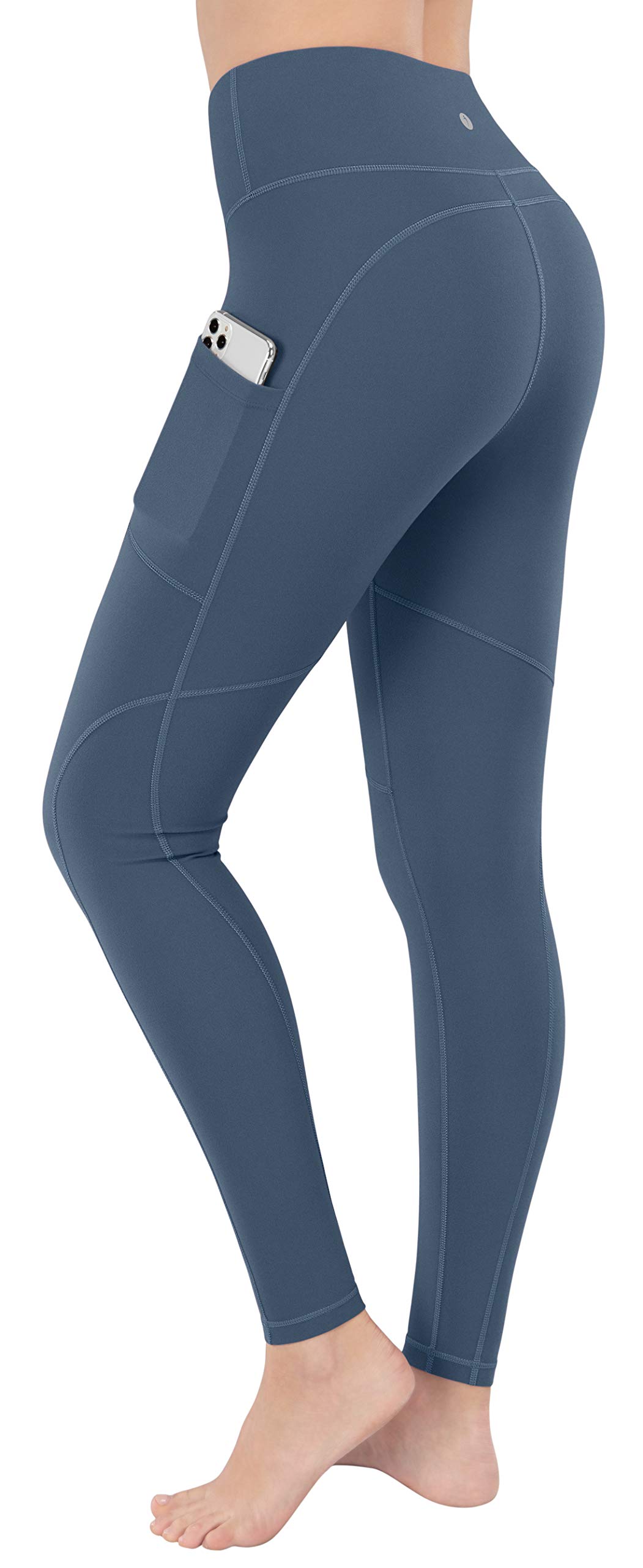 Espidoo Women's High Waisted Yoga Pants - Tummy Control Workout Leggings with Pockets, 4-Way Stretch for Running, Gym & Lounge Wear