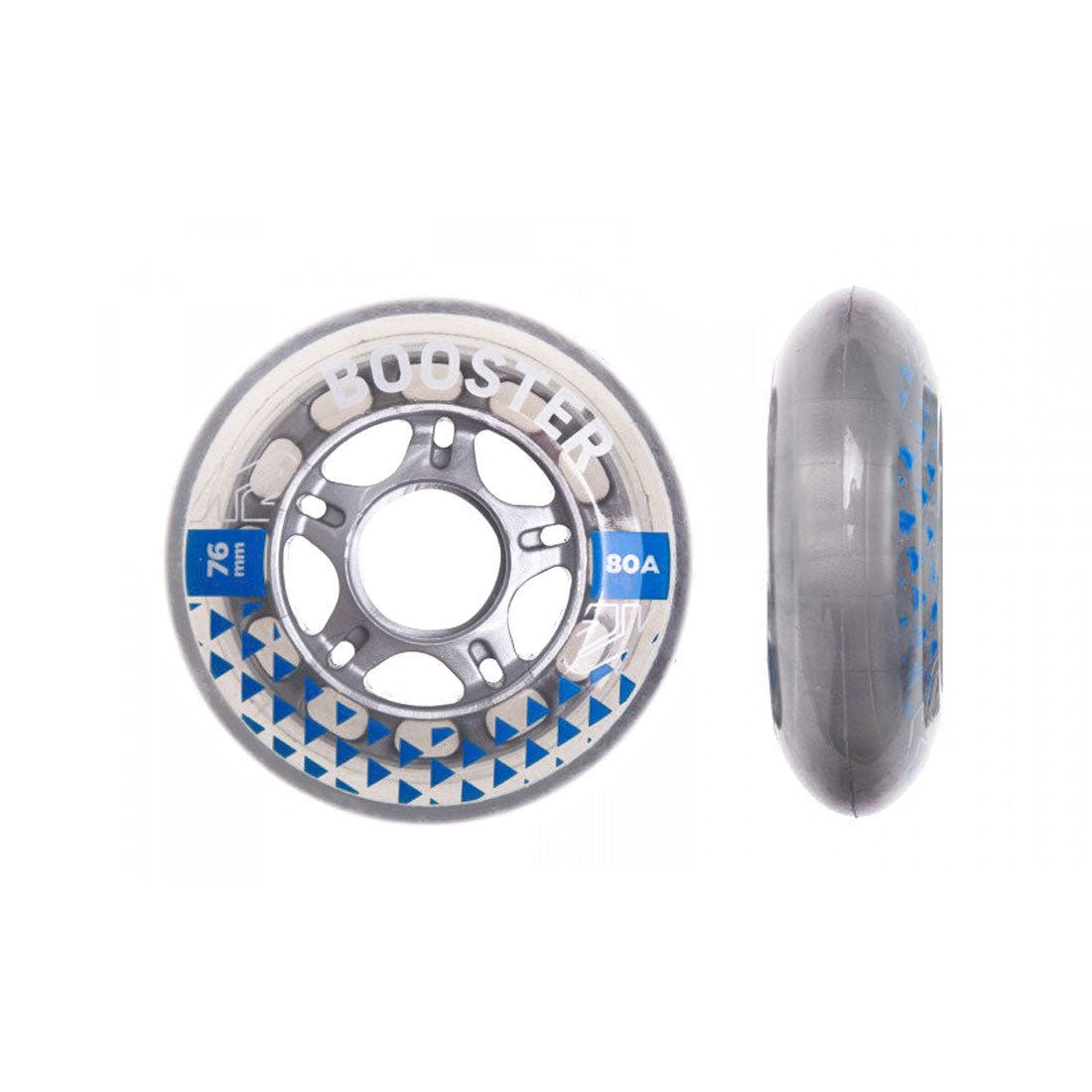 K2 Booster 76mm 80a 4pk Skateboard Wheels - High Performance Longboard Wheels for Smooth Ride - Perfect for Cruising, Downhill & Street Skating