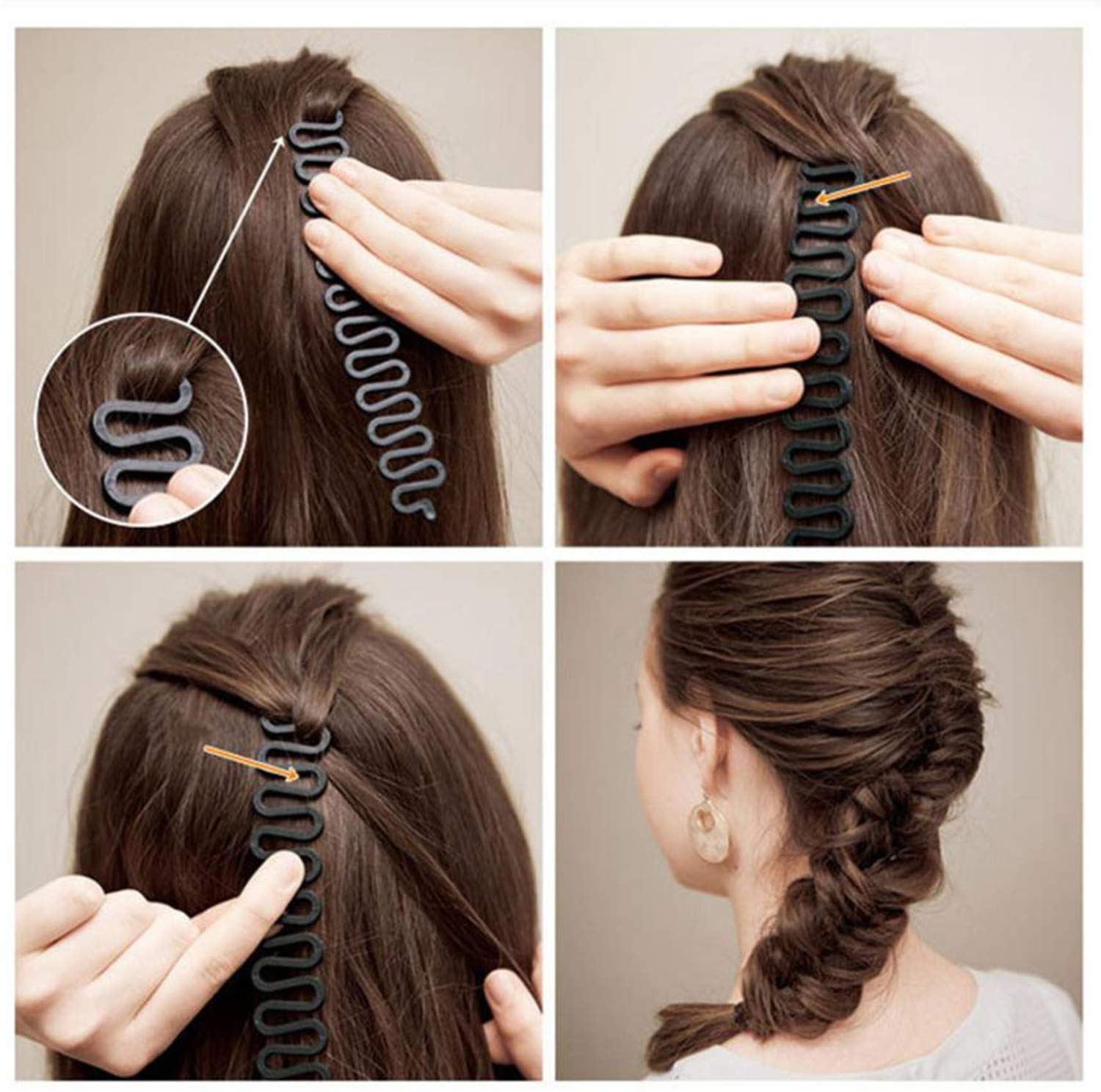 SIYAA 11-Piece Hair Styler Accessories Kit for Women - Donut Bun Maker, Tic Tac Clips, Banana Clip, Puff Maker | Perfect for Updos, Ponytails & Stylish Hairstyles at Home or Salon
