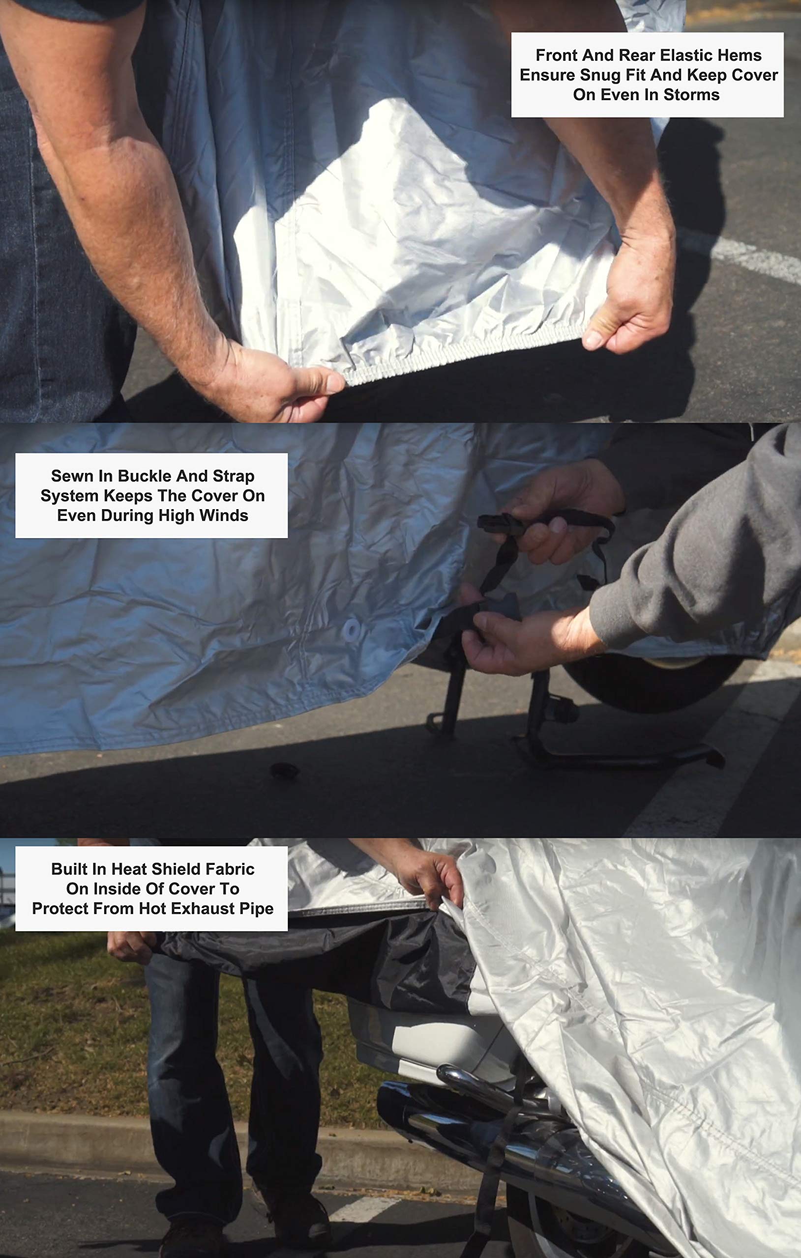 Platinum Shield Motorcycle Cover for Husqvarna 250Cc - Outdoor/Indoor Use with Storage Bag