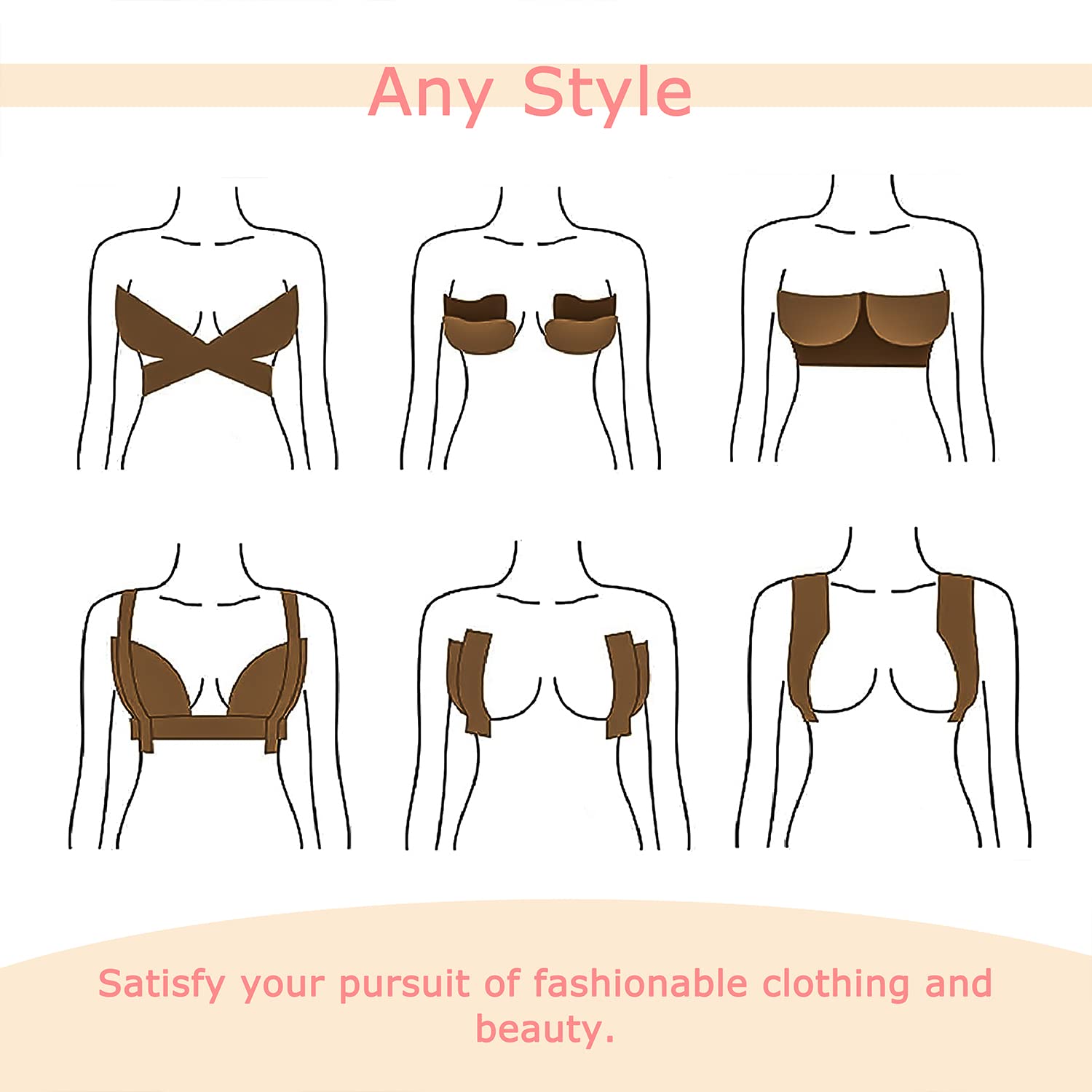 Breast Lift Tape for Women - 2 Pack Adhesive Boob Tape with Nipple Covers | Push Up, Support & Shape | Perfect for Dresses, Backless Outfits & Special Occasions